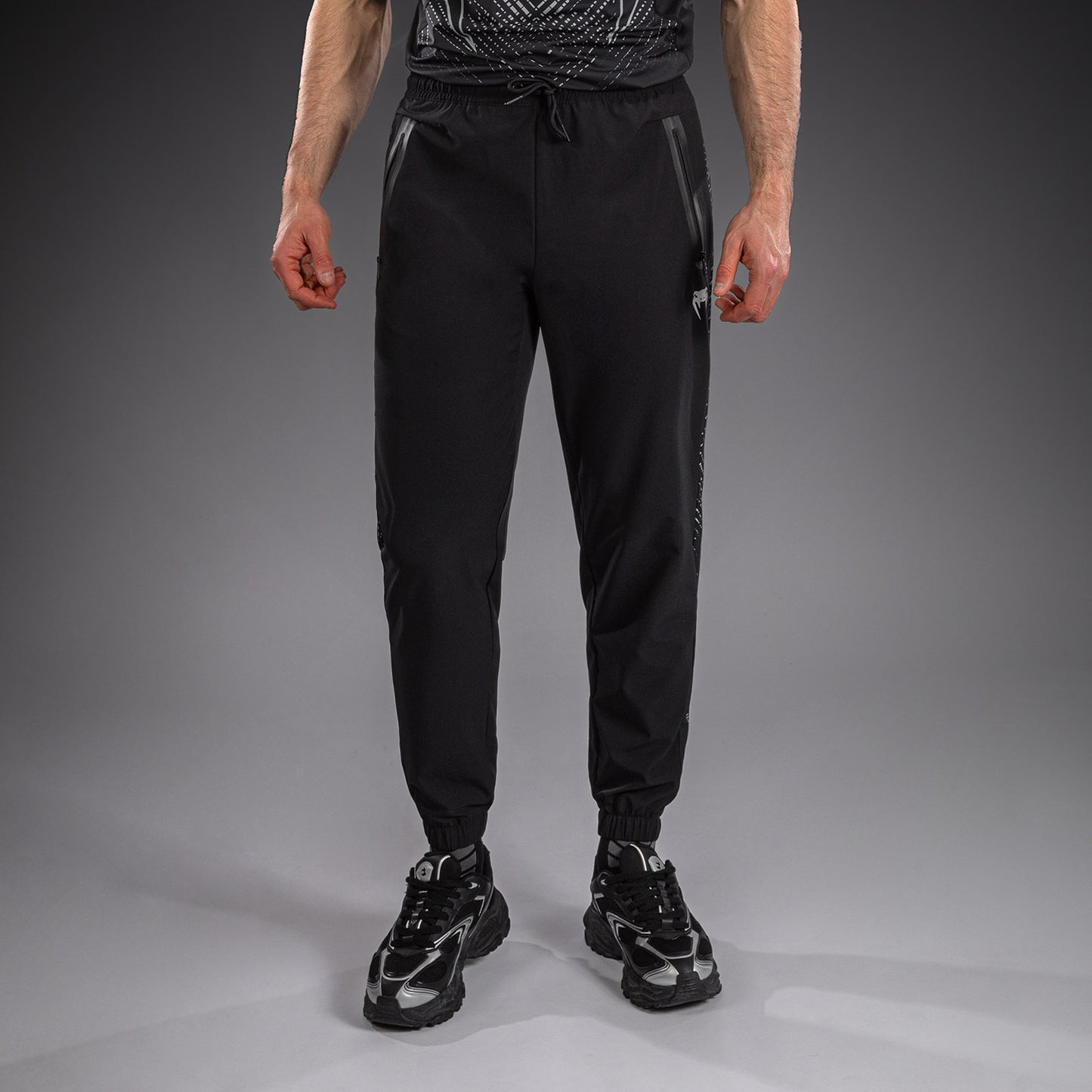 Pantalon de Jogging Venum Midnight Fury – Noir/Gris/Argent