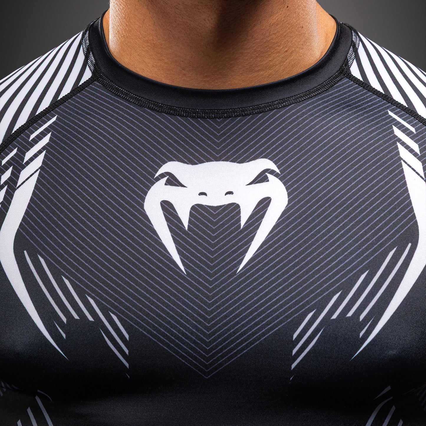 Rashguard à Manches Longues Venum No-Gi 6.0 - Noir/Blanc