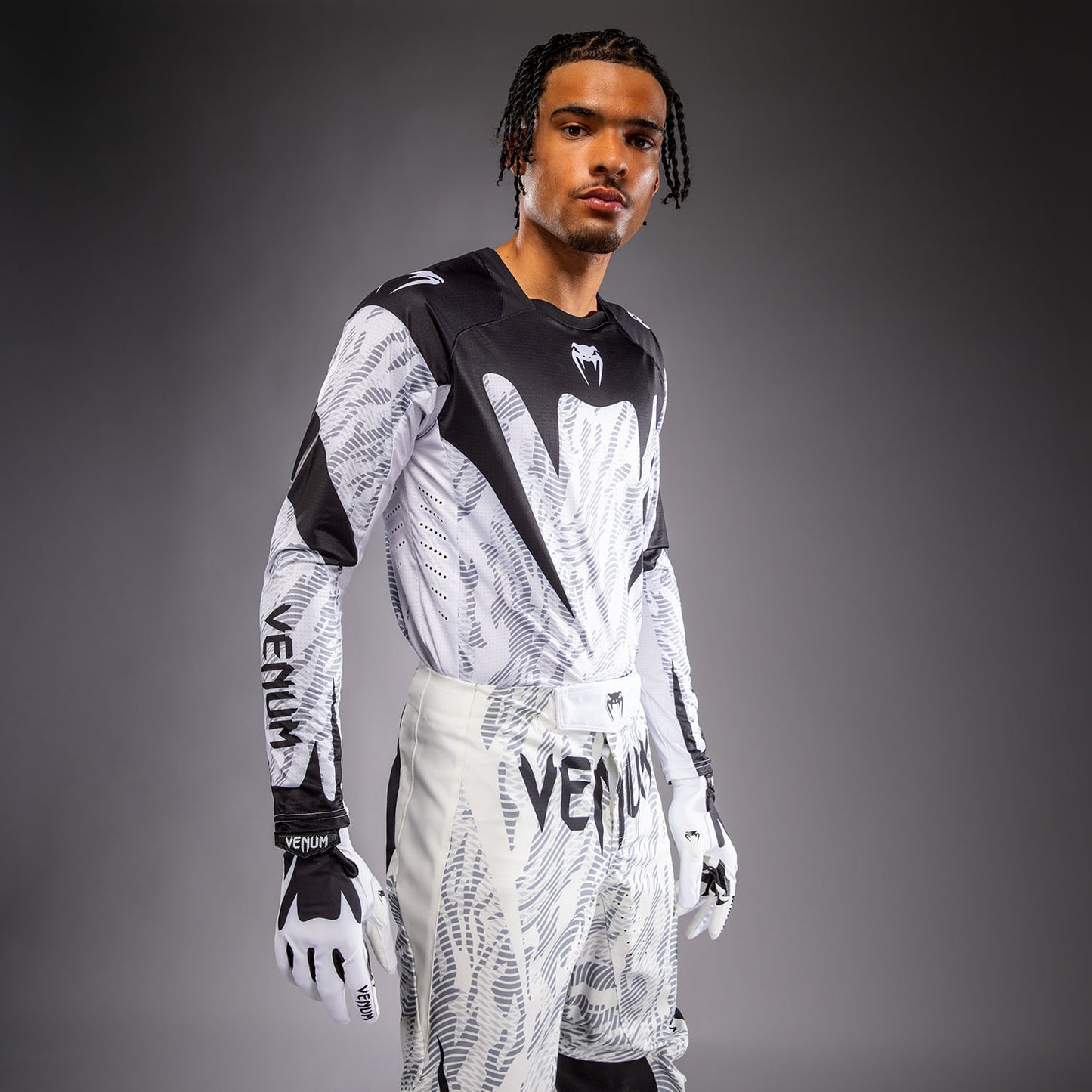 Maillot de Motorsports Venum MX Elite - Blanc