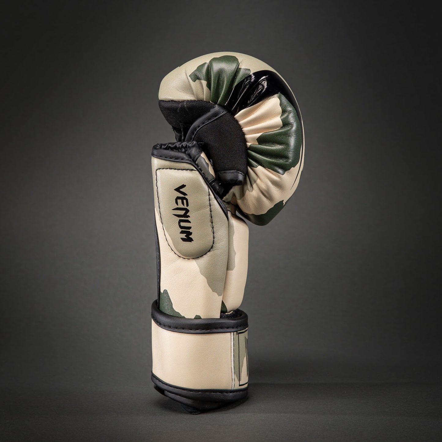 Gants de Sparring Venum Elite - Kaki/ Blanc Cassé