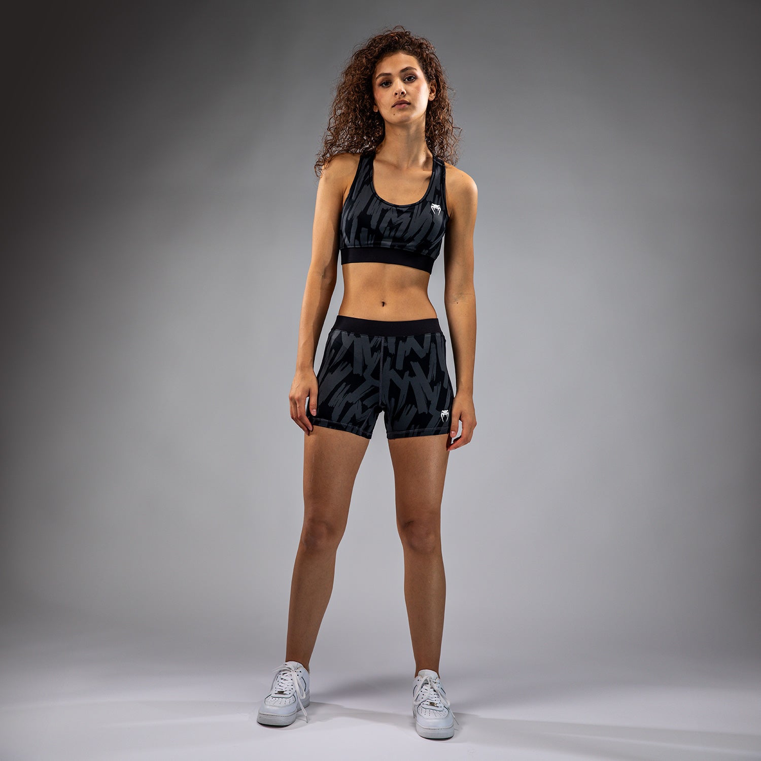 Shorts de Compression pour Femmes Venum Graffiti - Urban Charcoal - product-type_Cycliste