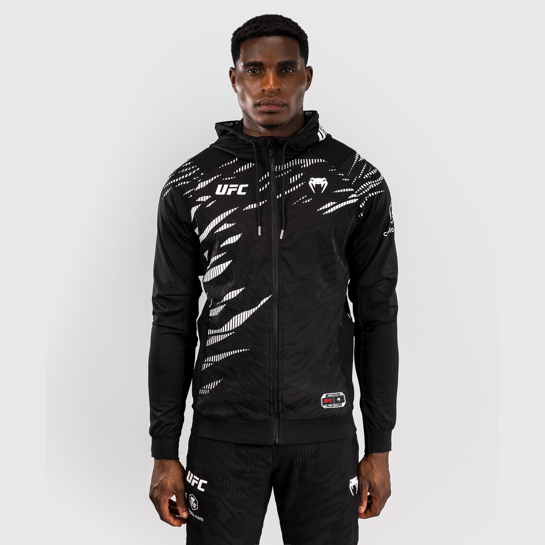 Veste à Capuche pour Hommes UFC Fusion by Venum Personnalisé Authentic Fight Night - Noir - product-type_Vestes