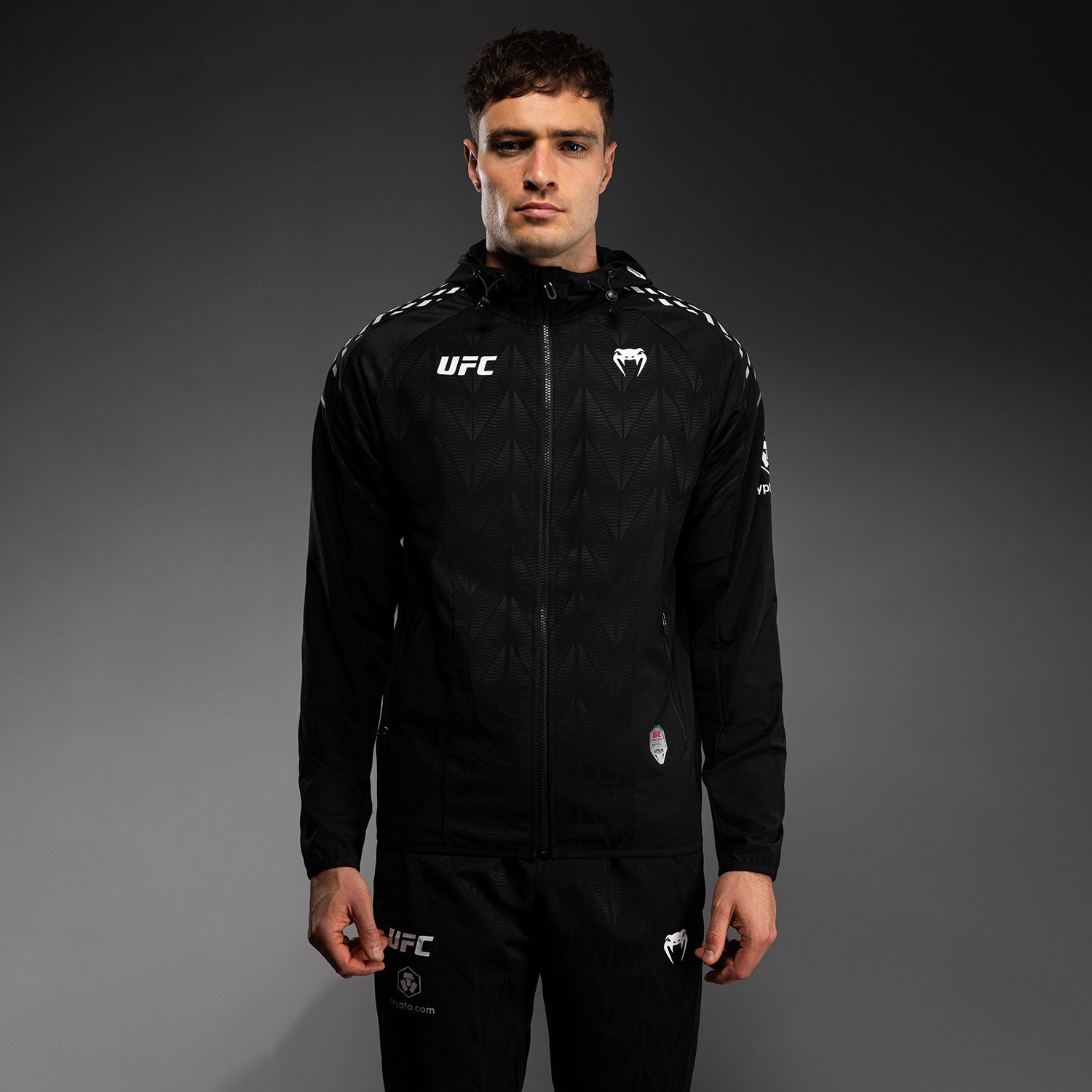 Sweat à capuche Walkout Homme UFC Zenith by Venum Authentic Fight Night - Noir - product-type_Sweatshirts