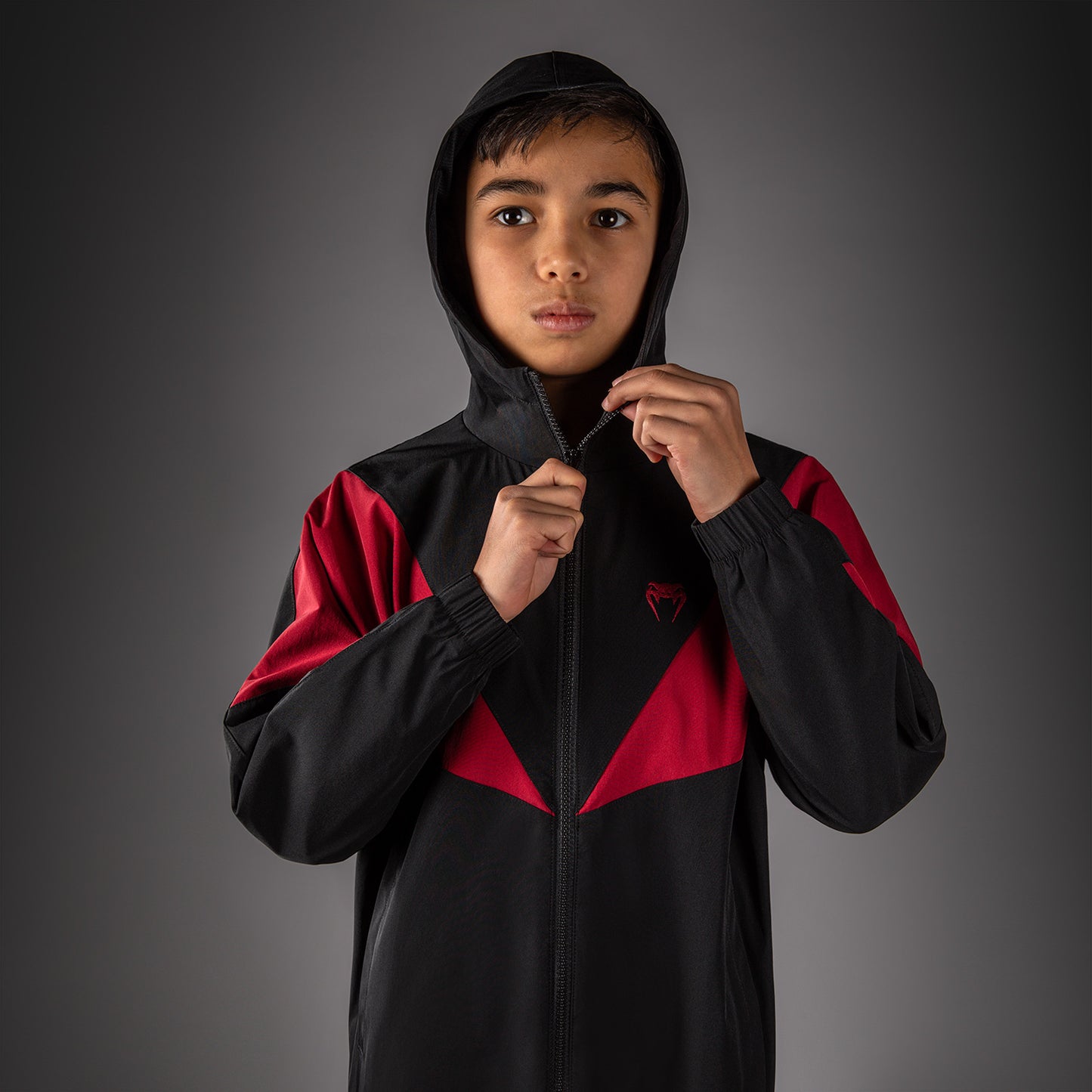 Veste de Survêtement Pour Enfant Venum Vectra - Noir/Rouge