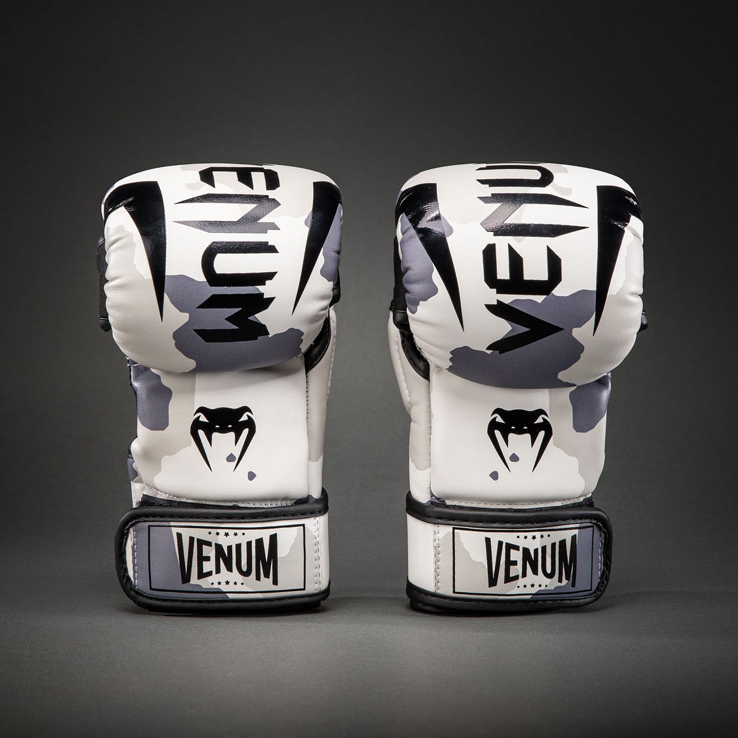 Gants de Sparring Venum Elite - Blanc/Gris Clair