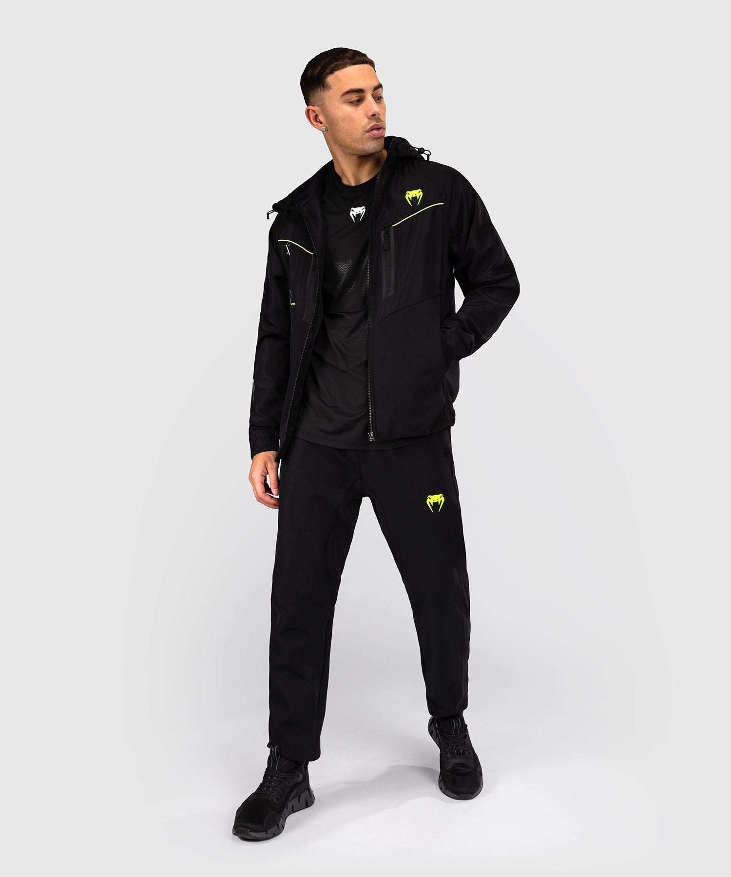 Veste de survêtement Venum Training Camp 4.0 - Noir/Vert Fluo - product-type_Vestes