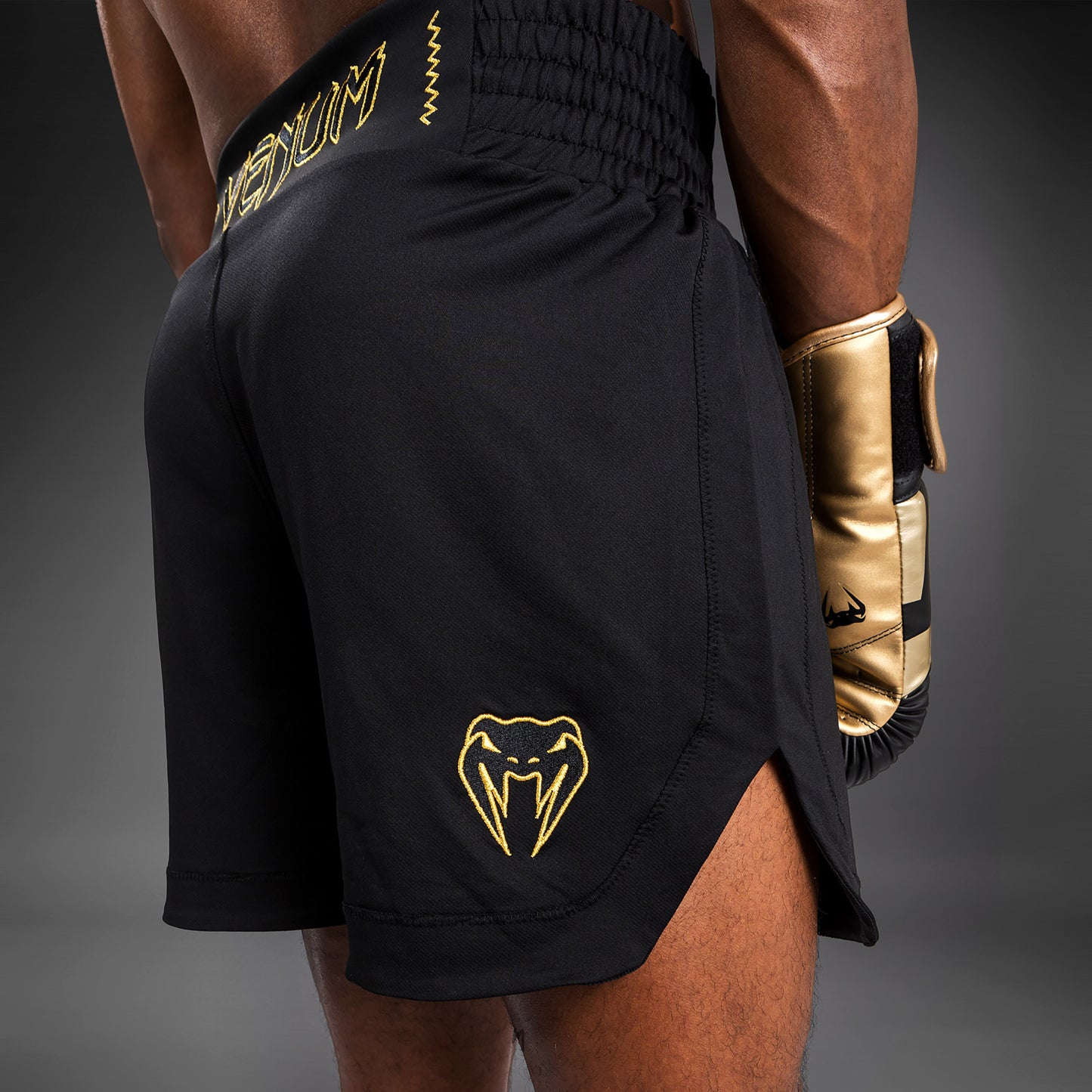 Short de boxe Venum Classic - Noir/Or - product-type_Shorts de boxe