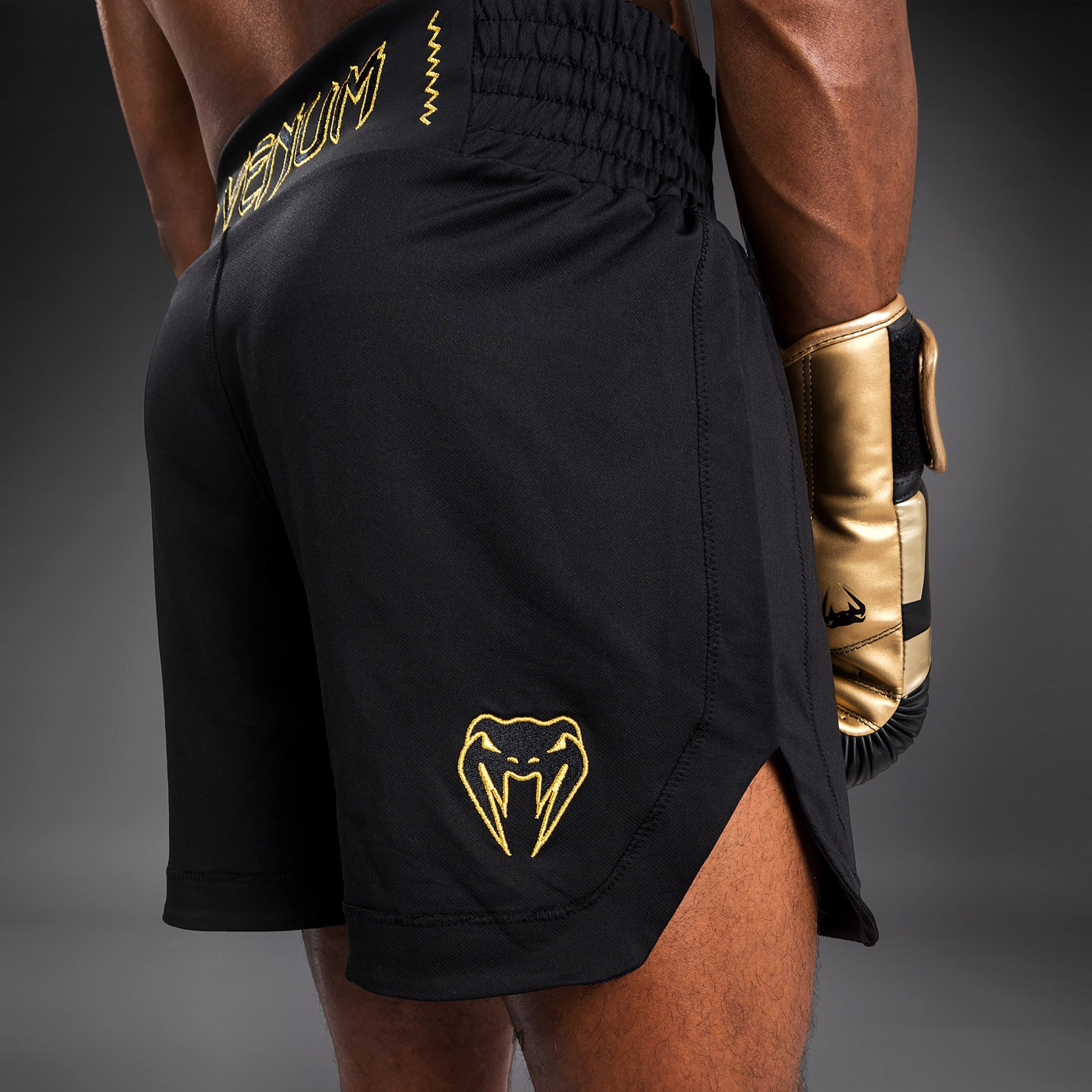 Short de boxe Venum Classic - Noir/Or - product-type_Shorts de boxe