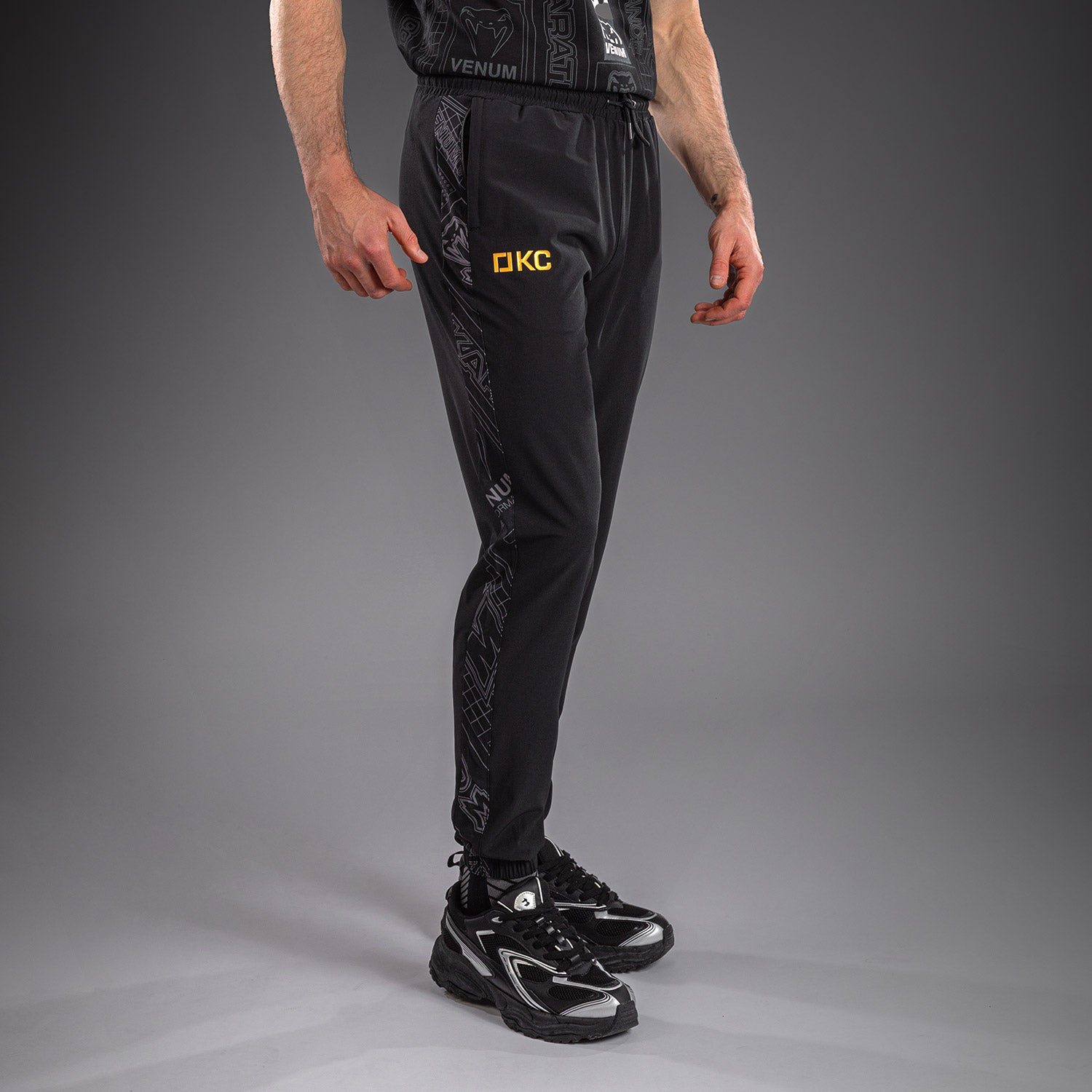 Pantalon de Jogging Karate Combat by Venum – Noir/Gris - product-type_Pantalons de jogging