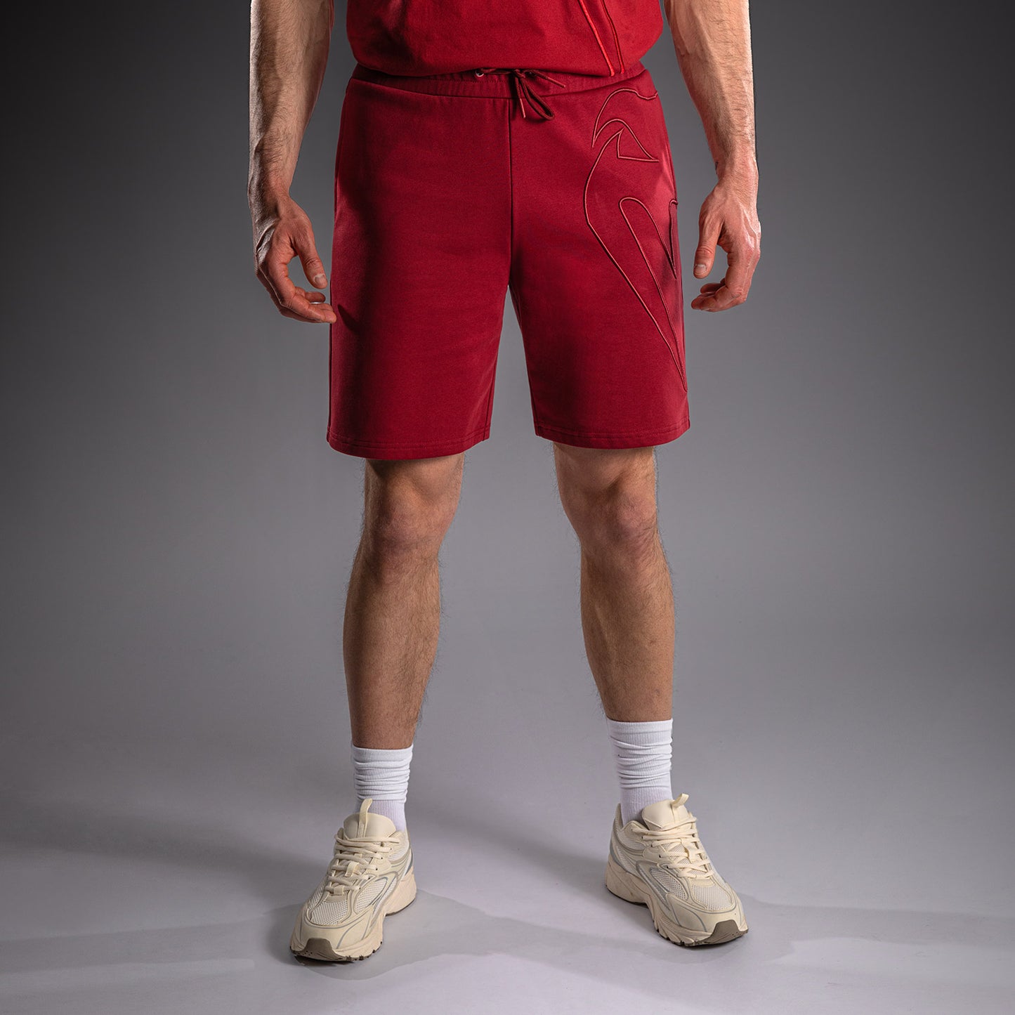 Short en Coton Venum Giant 3D - Rouge