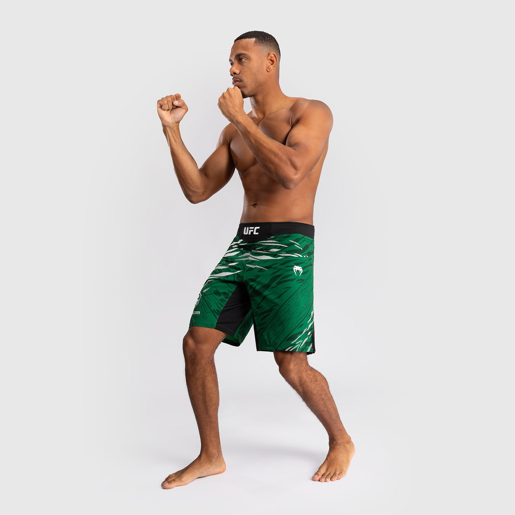 Shorts de Combat pour Hommes UFC Fusion by Venum Personnalisé Authentic Fight Night - Coupe Longue - Vert - product-type_Shorts de MMA