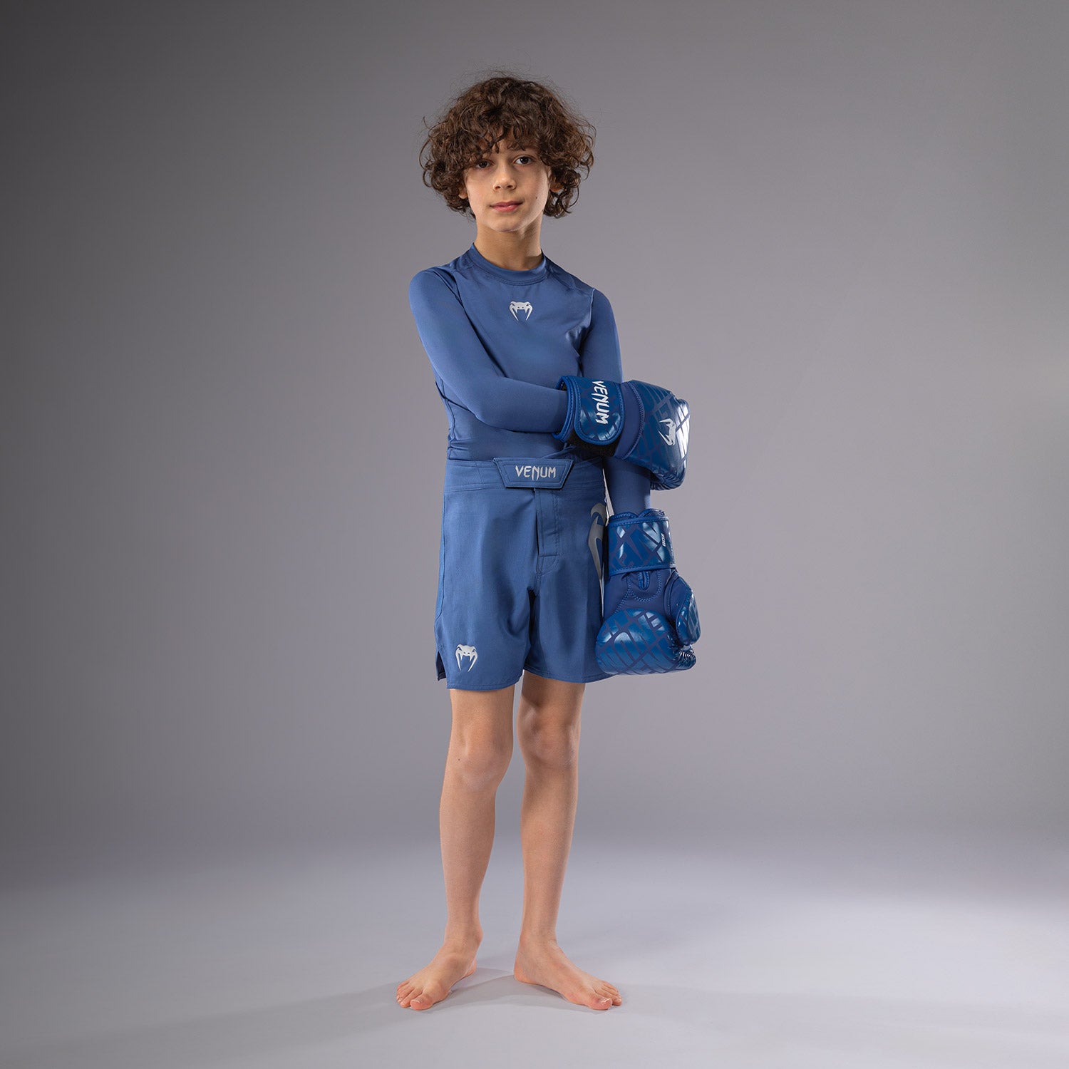 Short de combat pour Enfants Venum Light - Bleu Royal - product-type_Shorts de MMA