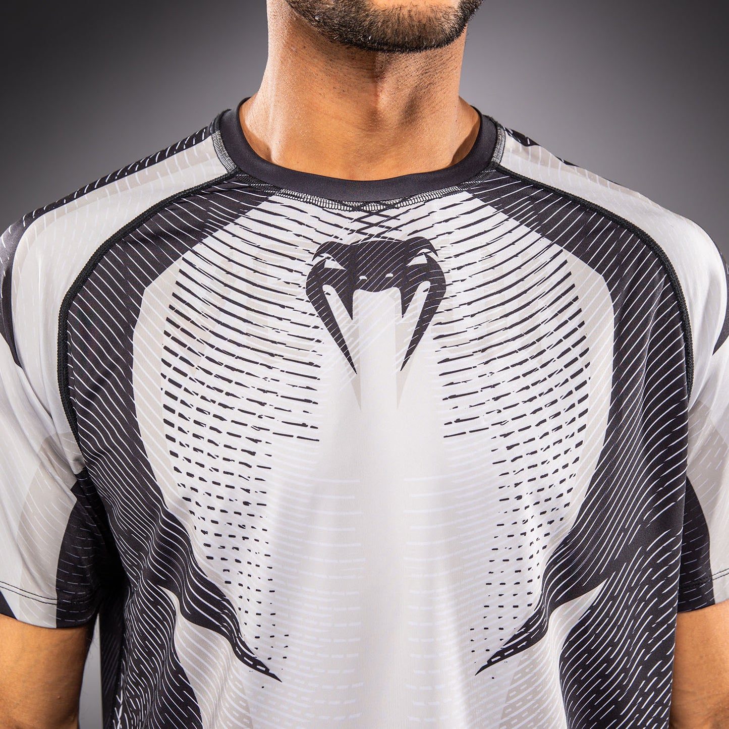 T-shirt Dry Tech Venum Galactic 3.0 - Blanc Cassé/Noir