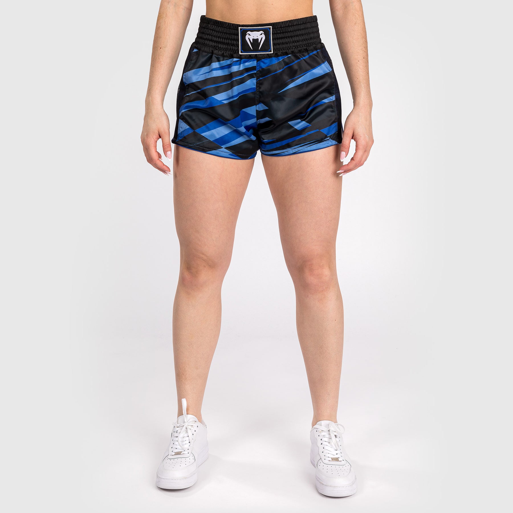 Short de Muay Thai pour Femmes Venum Abyss - Bleu Foncé - product-type_Shorts de Muay Thai