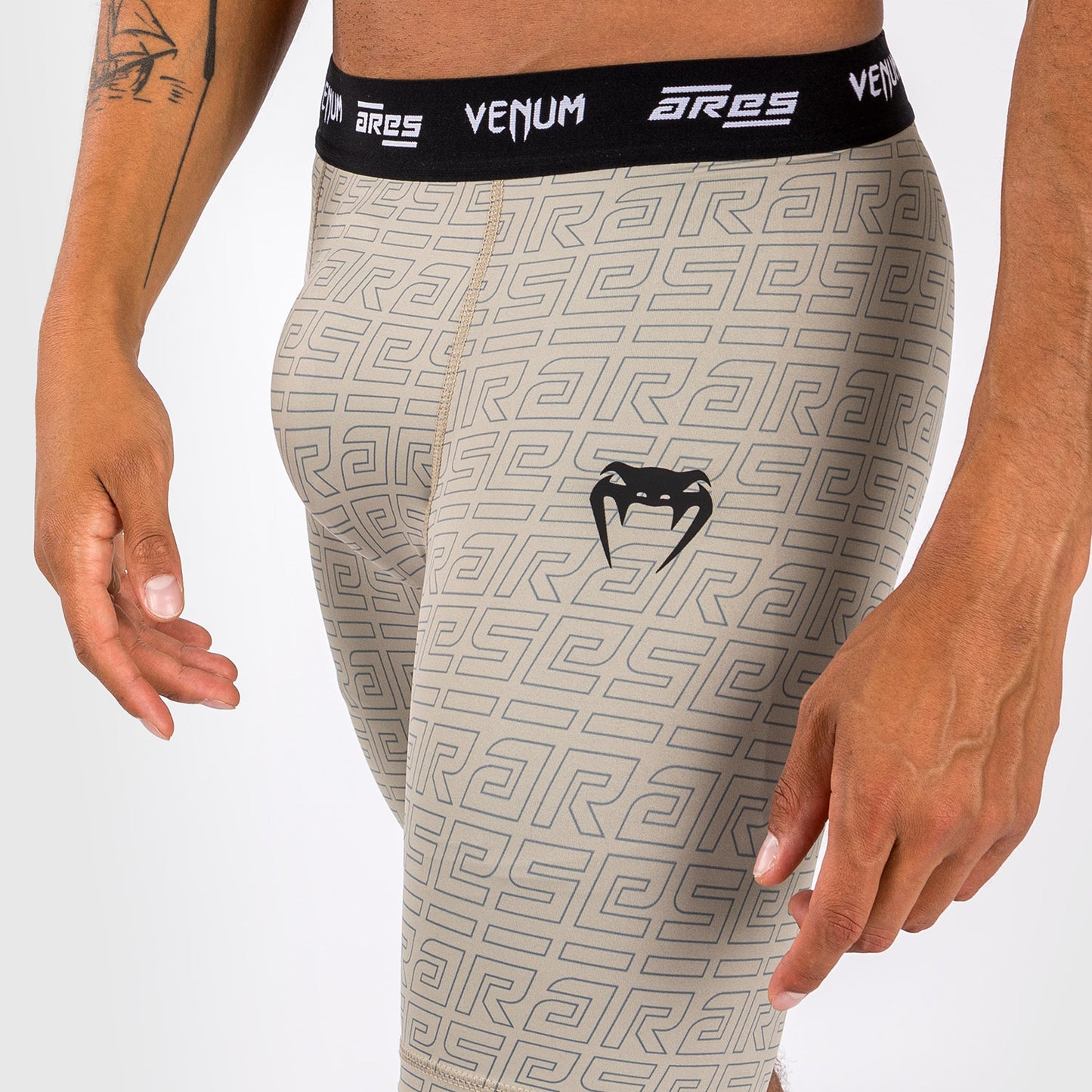 Short de Compression Vale Tudo Venum x Ares 2.0 - Sable - product-type_Shorts de compression