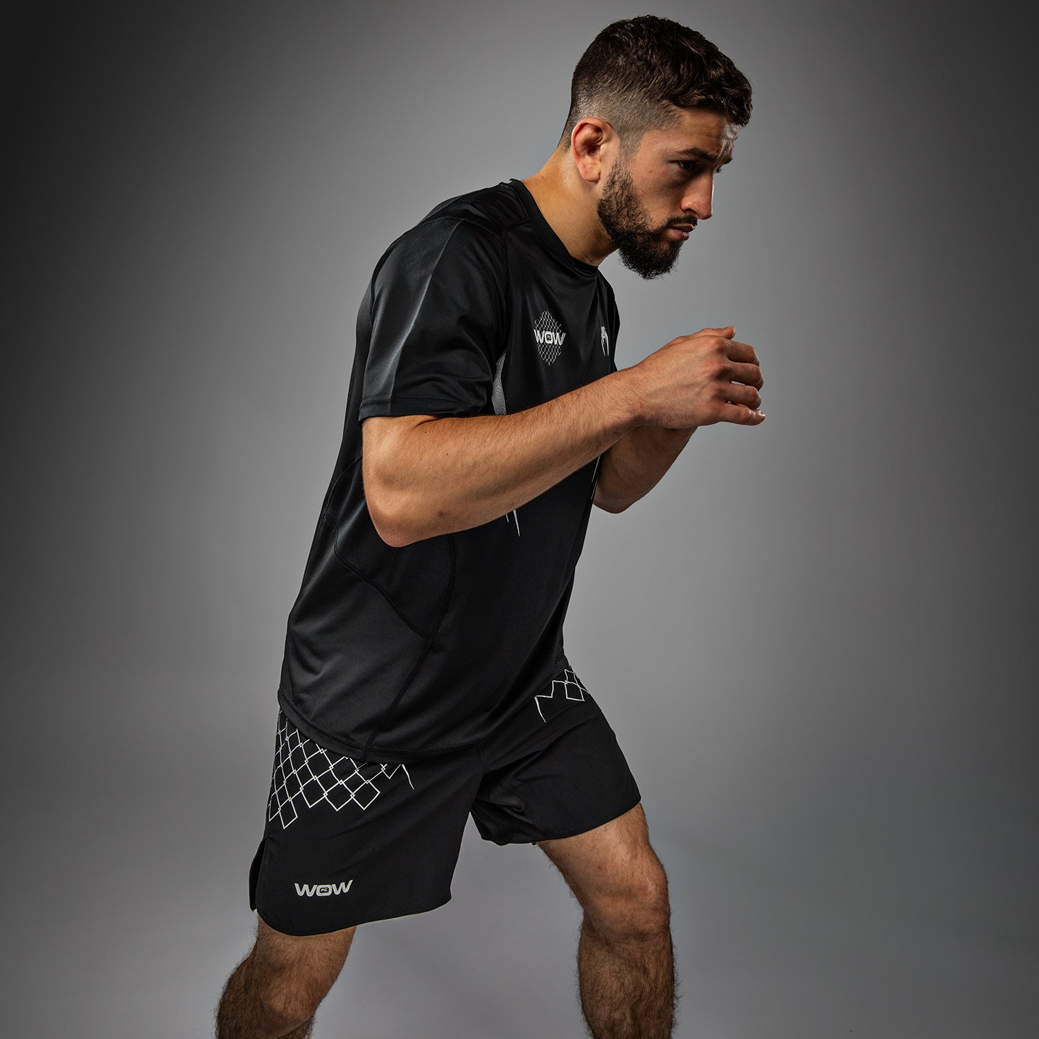 T-Shirt Dry-Tech Venum x WOW FC - Noir/Gris - product-type_T-Shirts Dry Tech