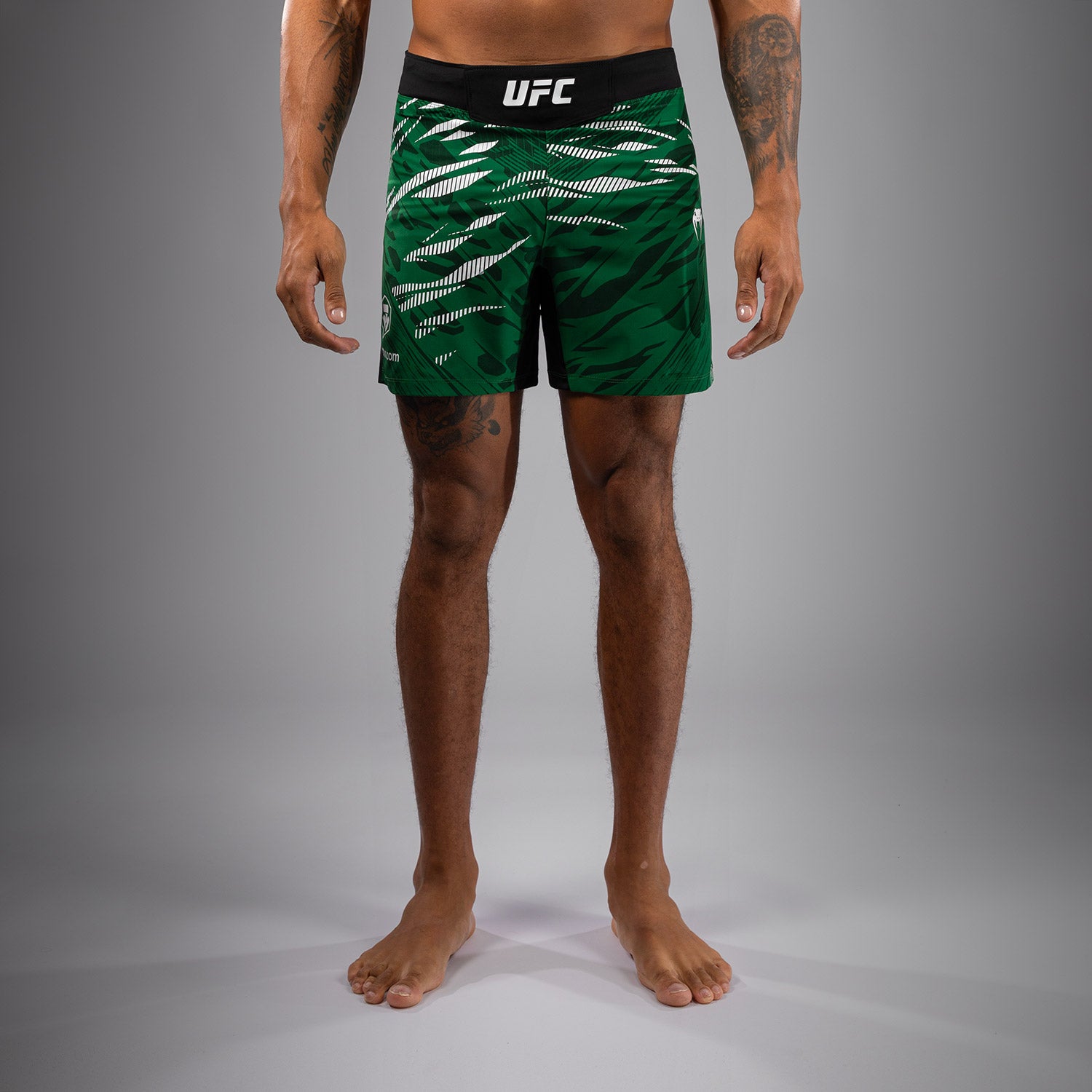 Shorts de Combat pour Hommes UFC Fusion by Venum Authentic Fight Night - Coupe Courte - Vert - product-type_Shorts de MMA