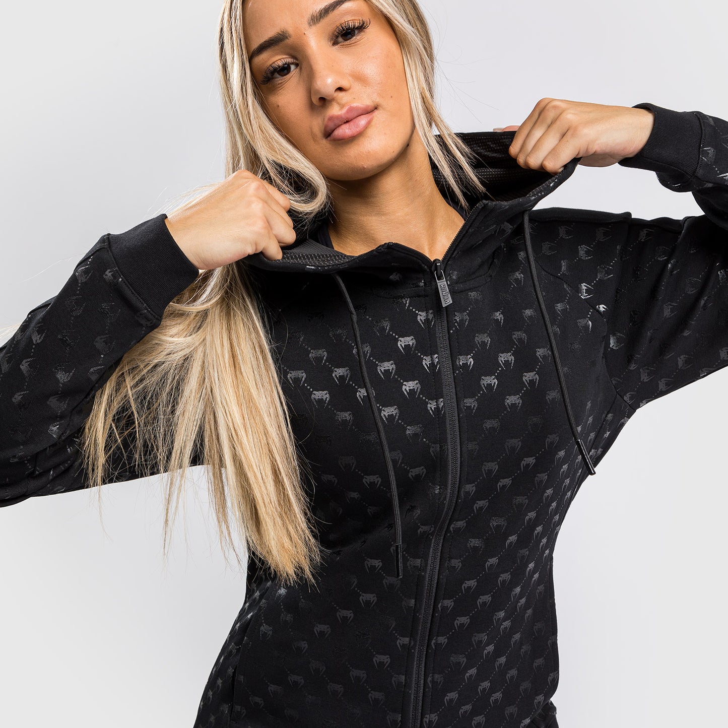 Sweatshirt Venum Monogram - Pour Femme - Noir/Or Rose - product-type_Vestes