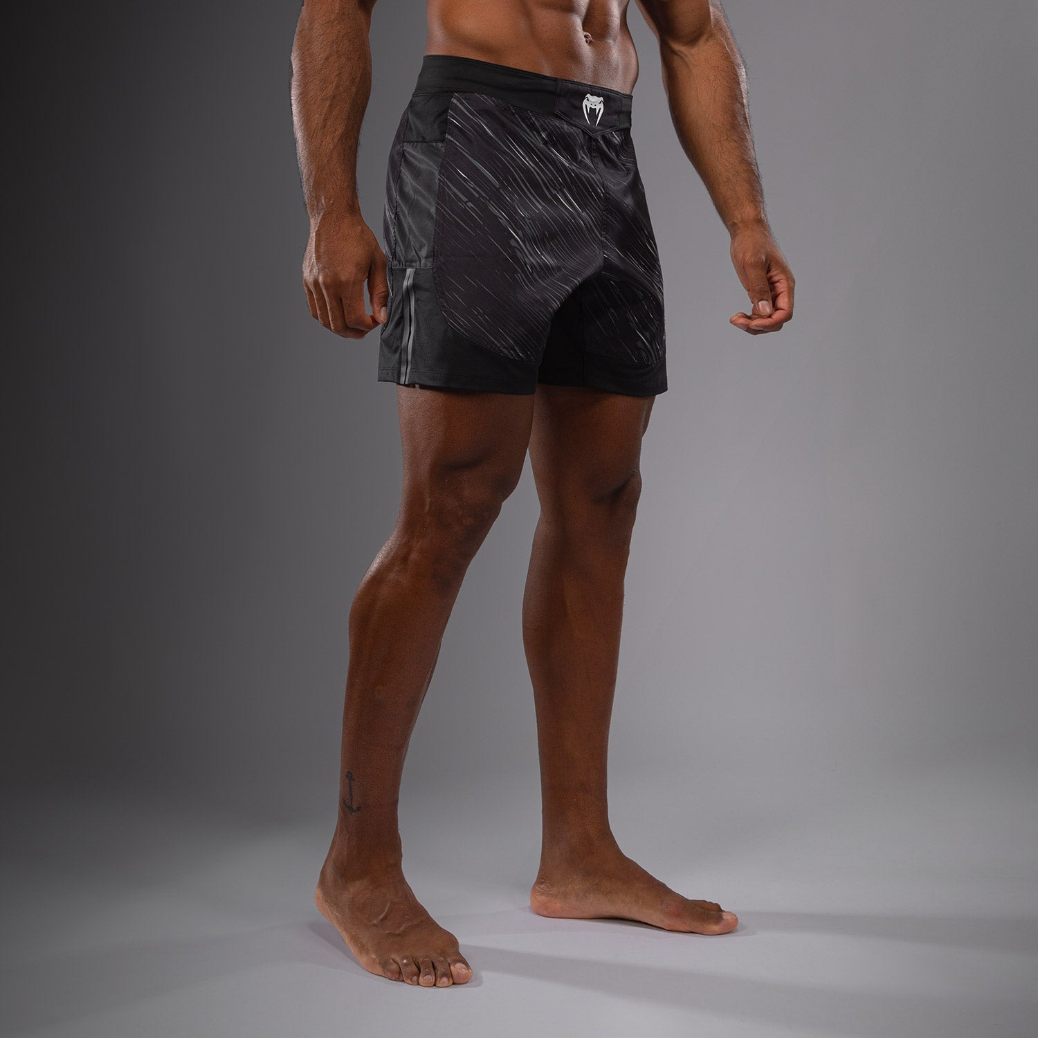 Short de Combat Venum Rapid Light - Noir/Gris Tempête - product-type_Shorts de MMA