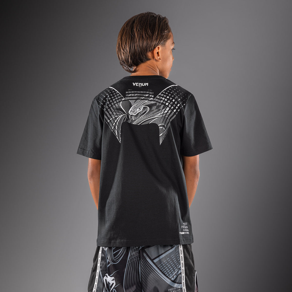 T-shirt Pour Enfant Venum Crimson Viper 2.0 - Noir/Gris
