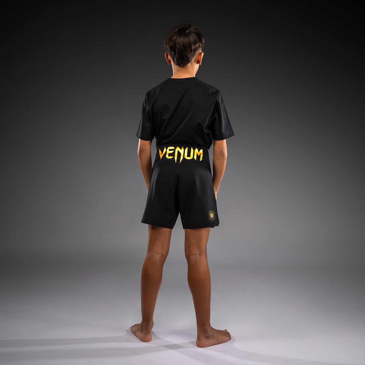 Short de Combat Pour Enfant Venum Attack - Noir/Or