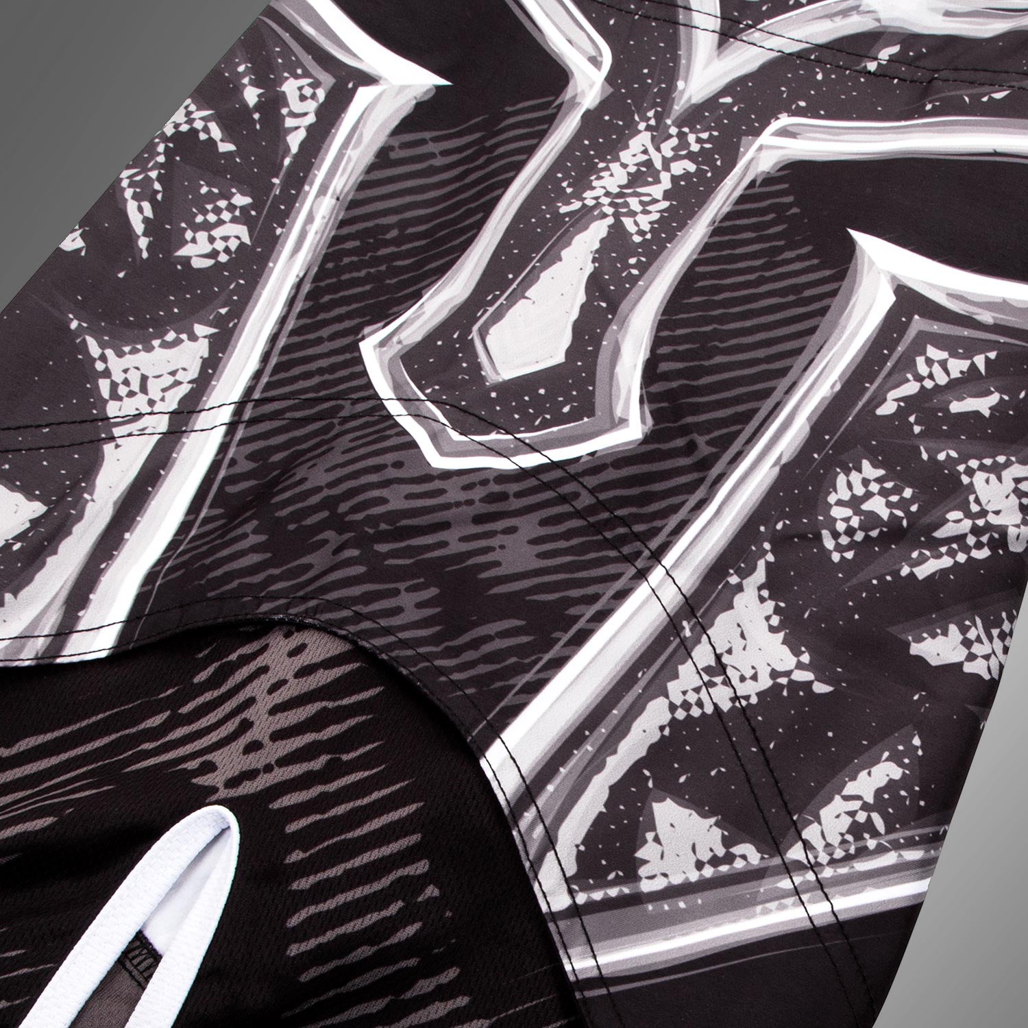 Fightshort Venum Gladiator 3.0 - Noir/Blanc - product-type_Shorts de MMA