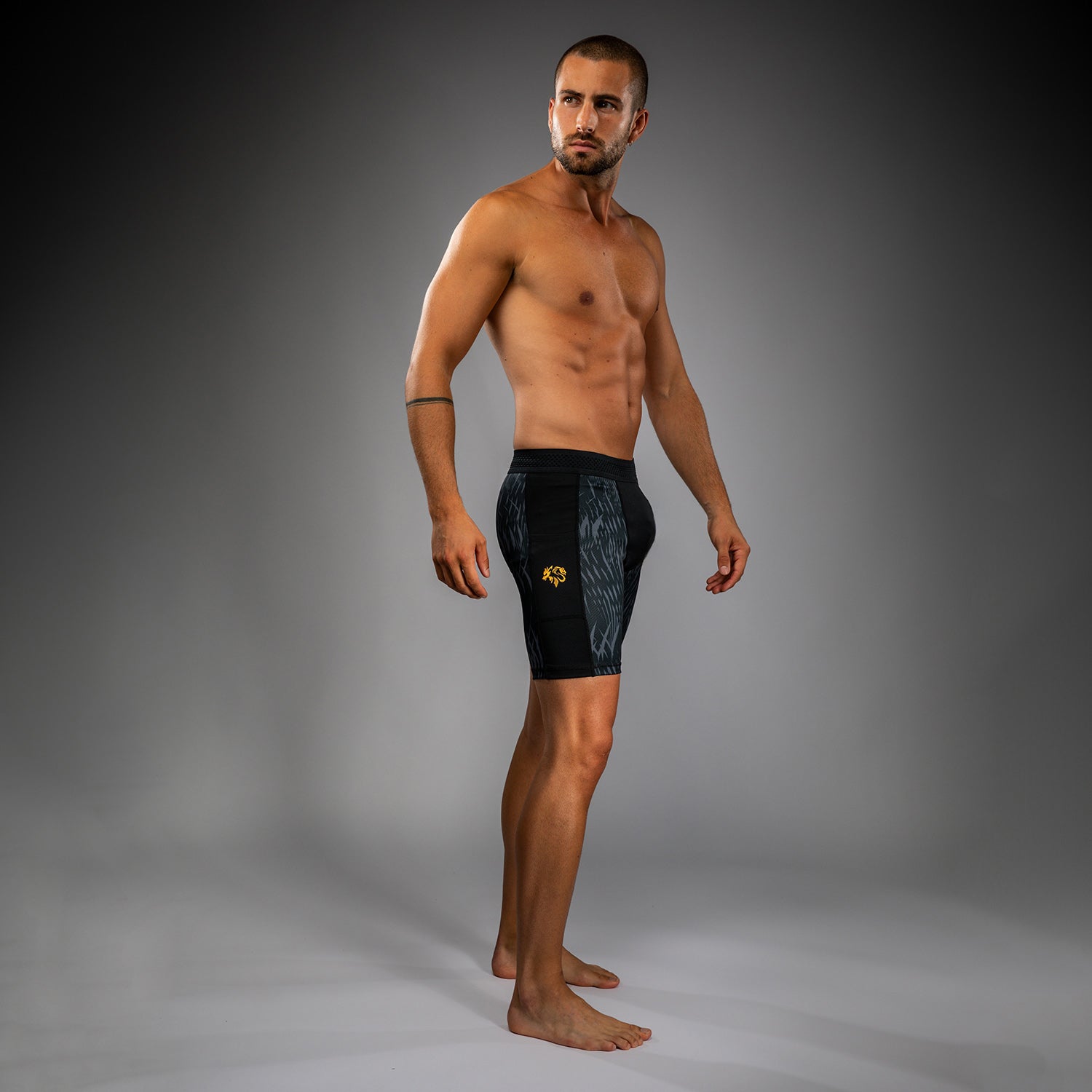 Short de compression Venum x Chimaev - Noir/Gris - product-type_Shorts de compression
