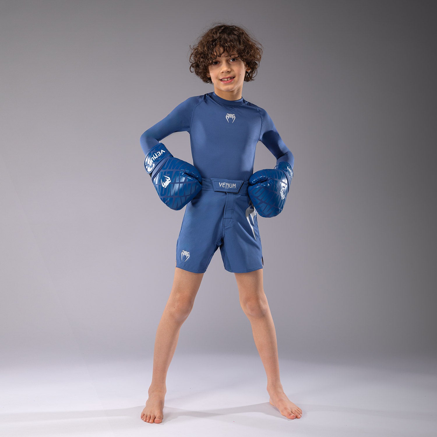 Short de combat pour Enfants Venum Light - Bleu Royal - product-type_Shorts de MMA