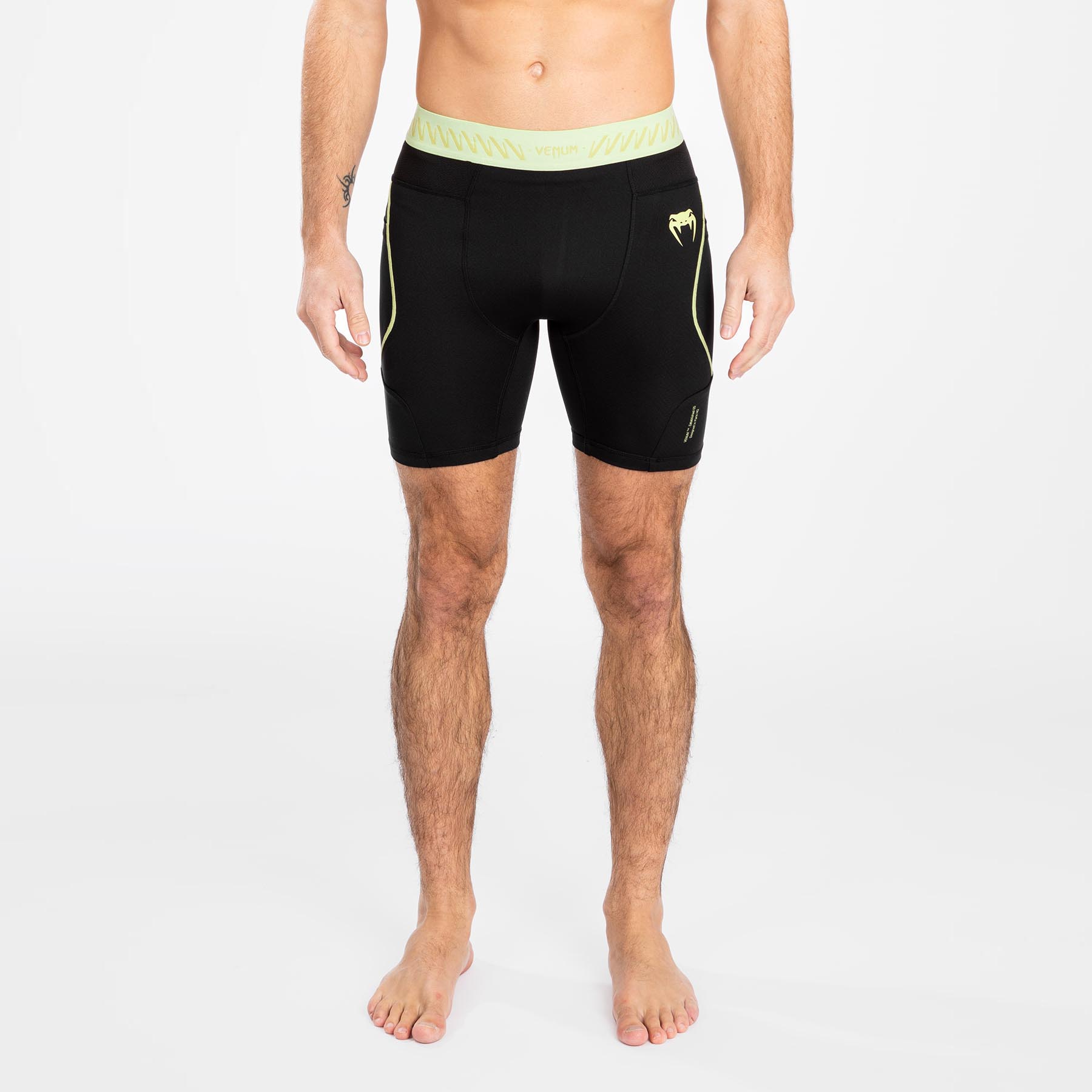 Short de compression pour Hommes Venum Fusion 2.0 - Noir/Jaune - product-type_Shorts de compression