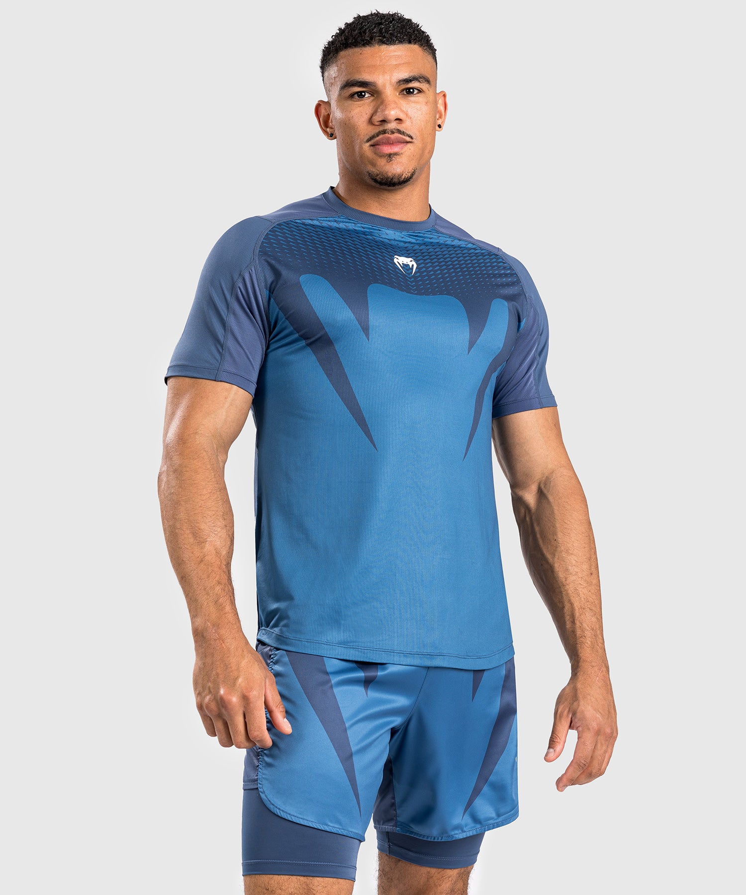 T-Shirt Dry-Tech Pour Hommes Venum Attack - Bleu Marine - product-type_T-Shirts Dry Tech