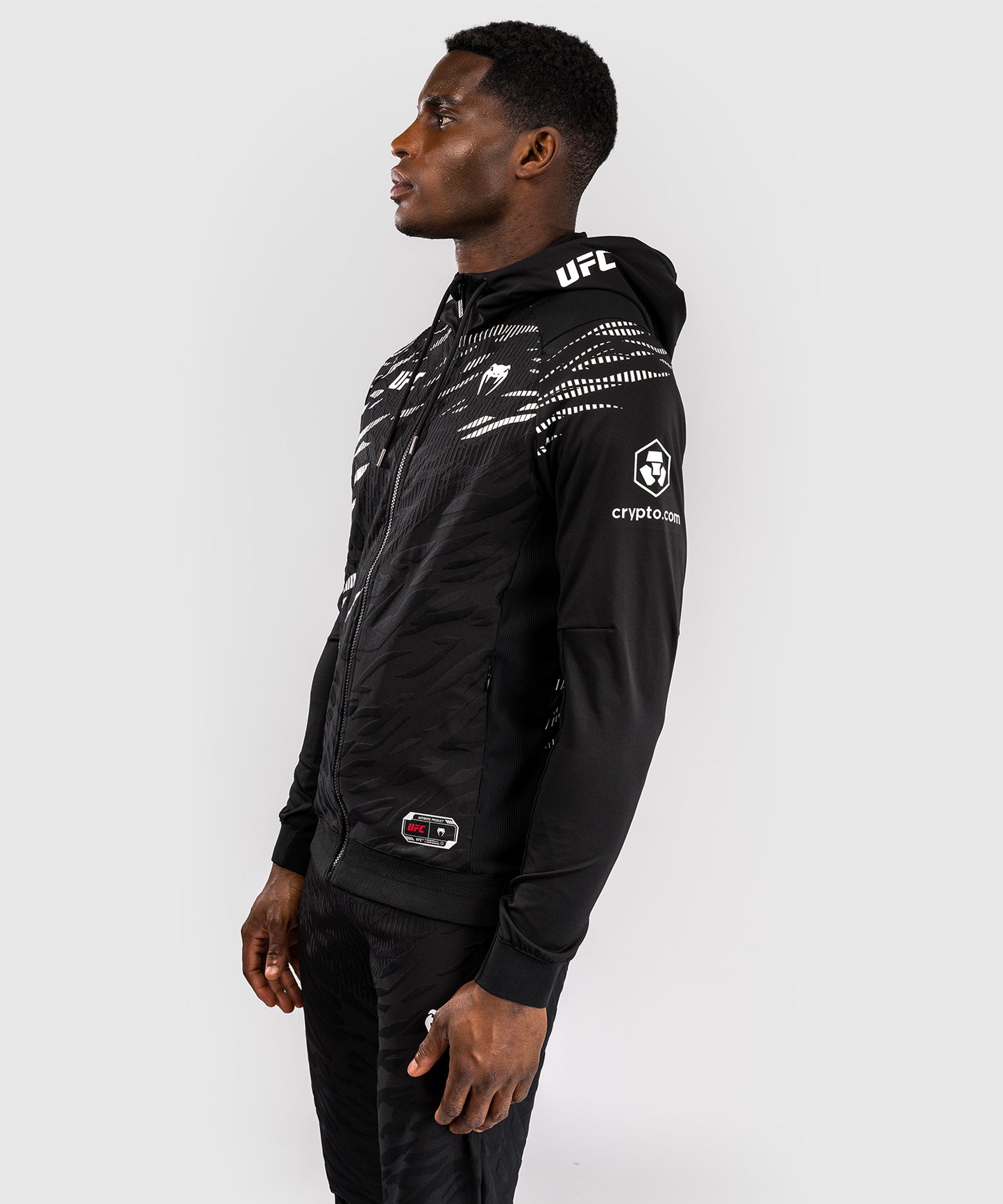 Veste à Capuche pour Hommes UFC Fusion by Venum Personnalisé Authentic Fight Night - Noir - product-type_Vestes