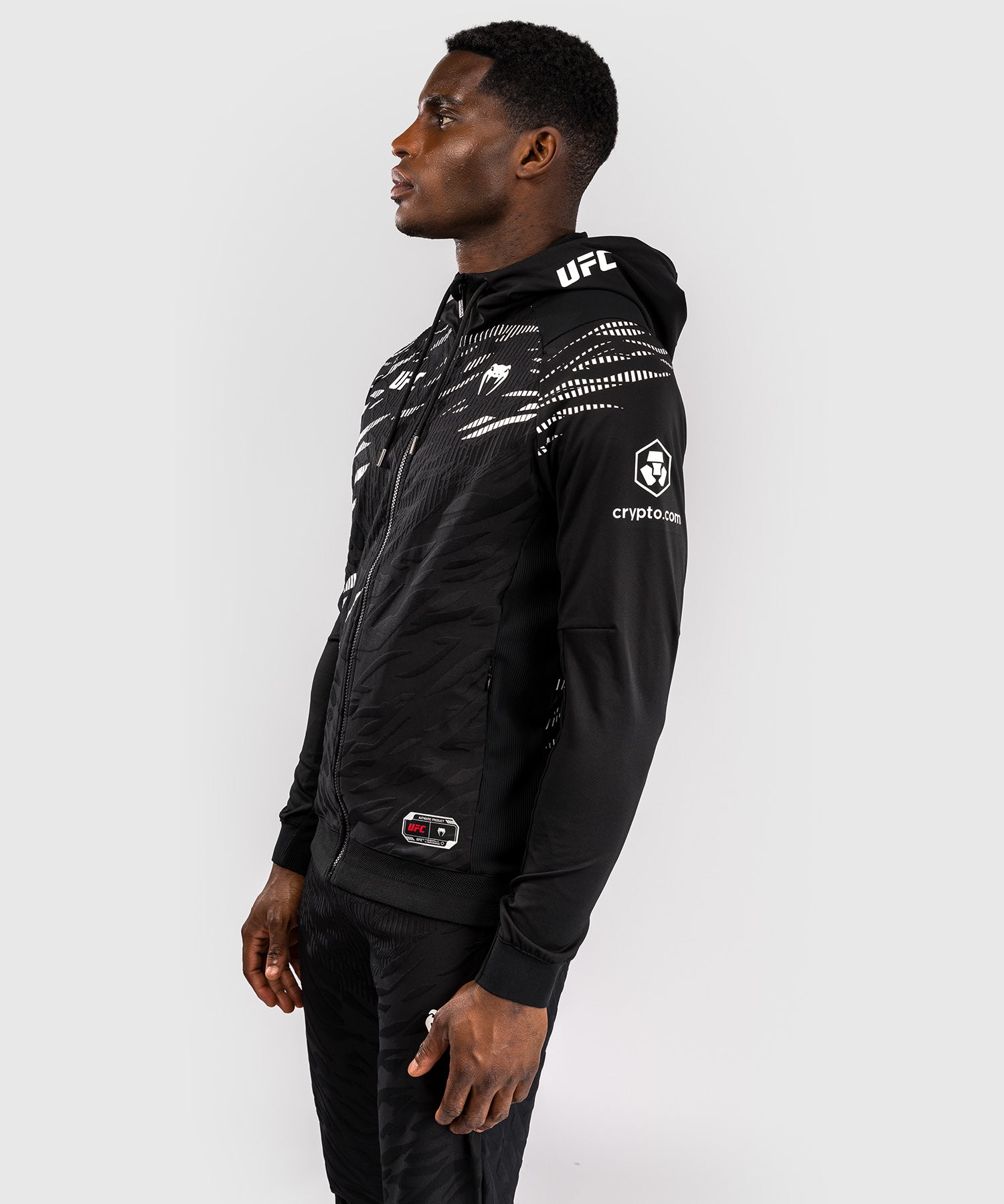 Veste à Capuche pour Hommes UFC Fusion by Venum Personnalisé Authentic Fight Night - Noir - product-type_Vestes