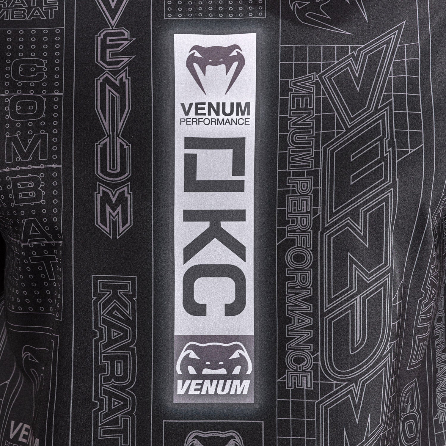 T-shirt Dry Tech Karate Combat by Venum – Noir/Gris - product-type_T-Shirts Dry Tech