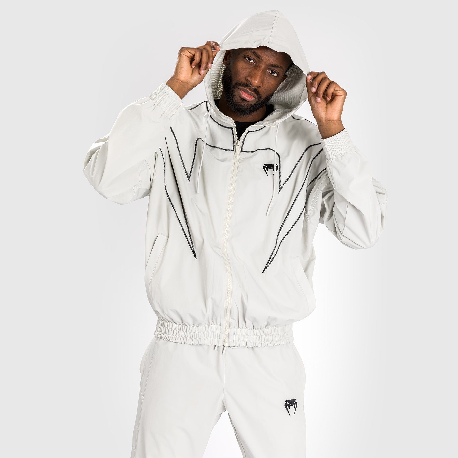 Veste de survêtement Venum Attack 90 - Sable/Noir - product-type_Vestes