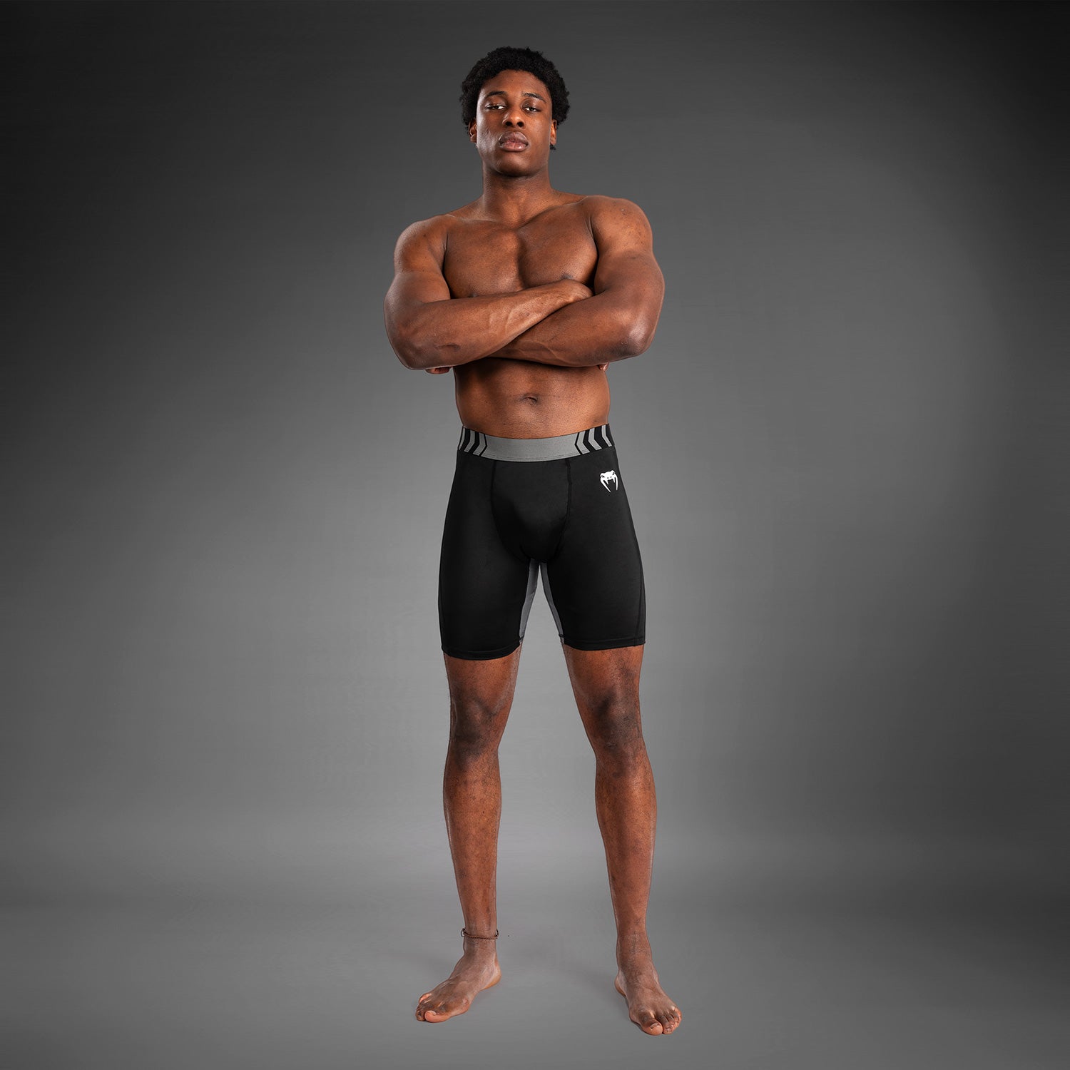 Short de compression pour Hommes Venum Tempest - Noir/Gris - product-type_Shorts de compression