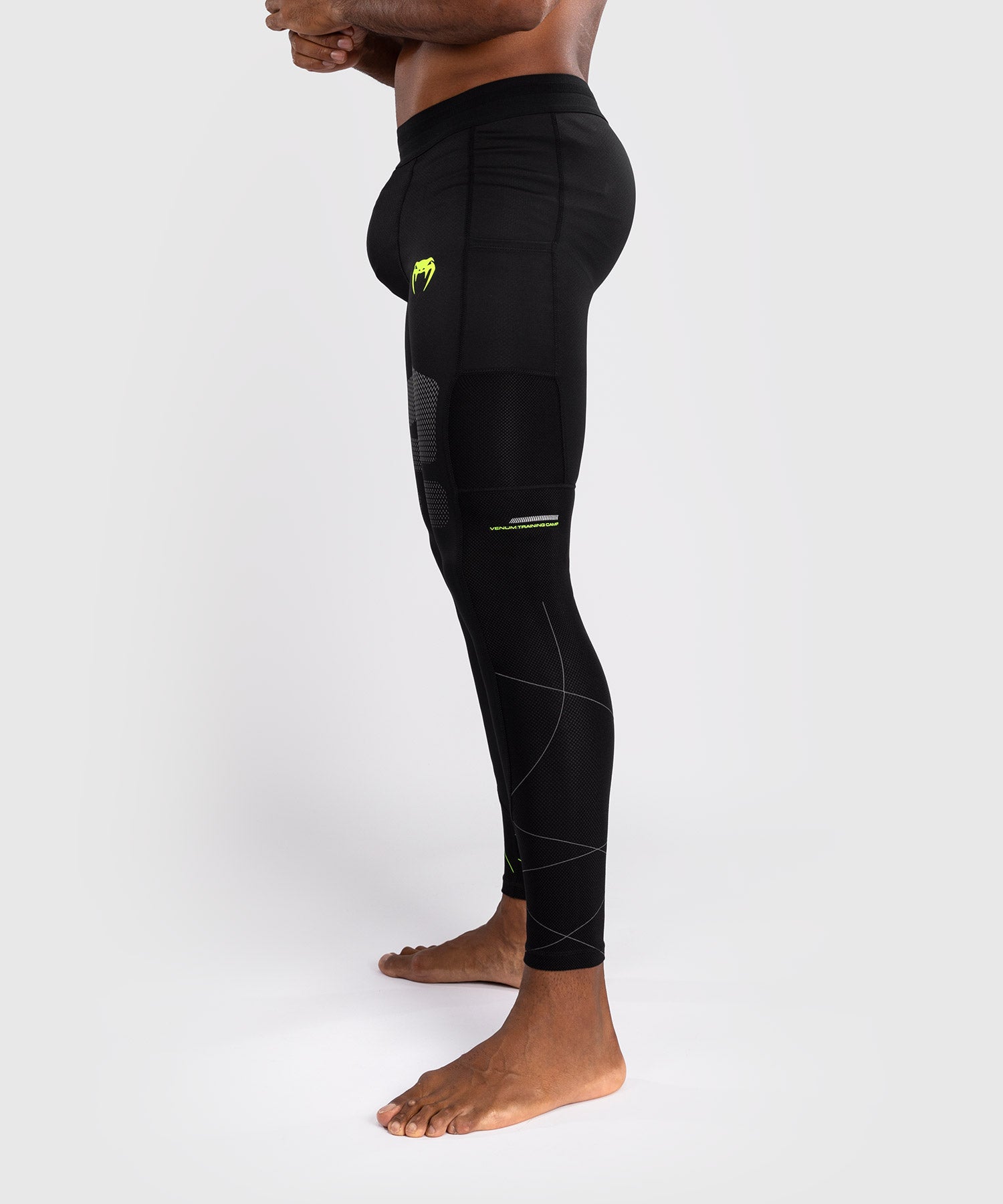 Pantalon de compression Venum Training Camp 4.0 - Noir/Vert Fluo - product-type_Pantalons de Compression
