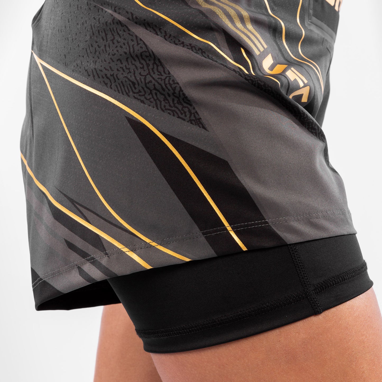 Fightshort Femme UFC Venum Authentic Fight Night - Coupe Courte - Champion