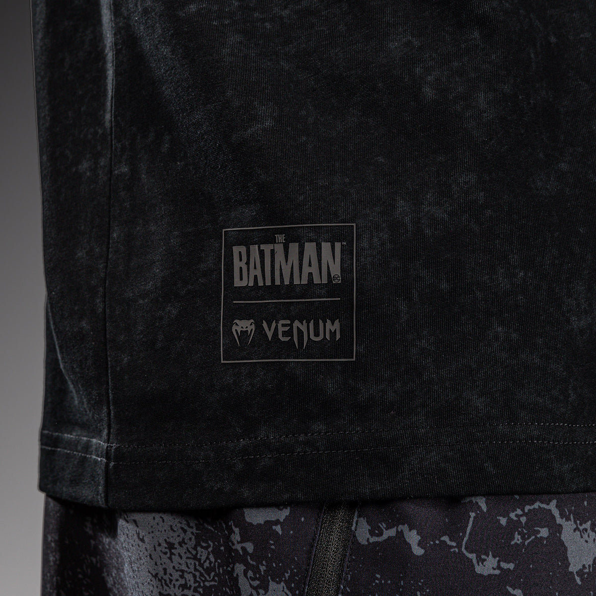 T-shirt en coton Venum x Batman - Noir/Gris