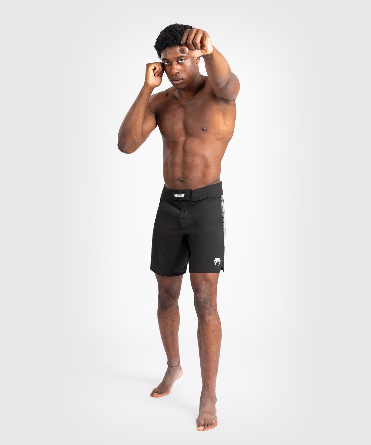 Short de Combat pour Hommes Venum Tempest - Noir/Gris - product-type_Shorts de MMA