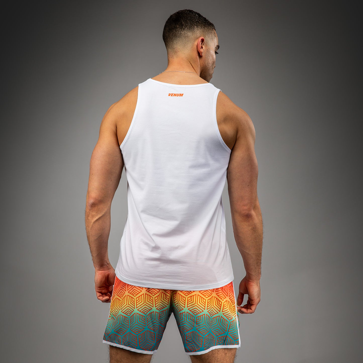 Débardeur Venum Echo - Blanc/Orange Sunset - product-type_Débardeurs
