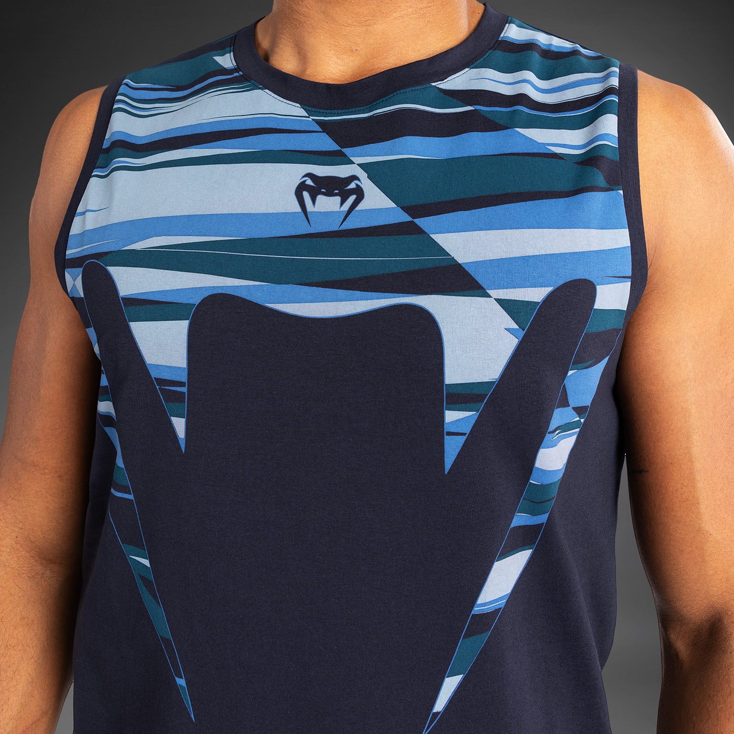 Débardeur pour Hommes Venum Rapid - Snake Head - Bleu Ombre - product-type_Débardeurs
