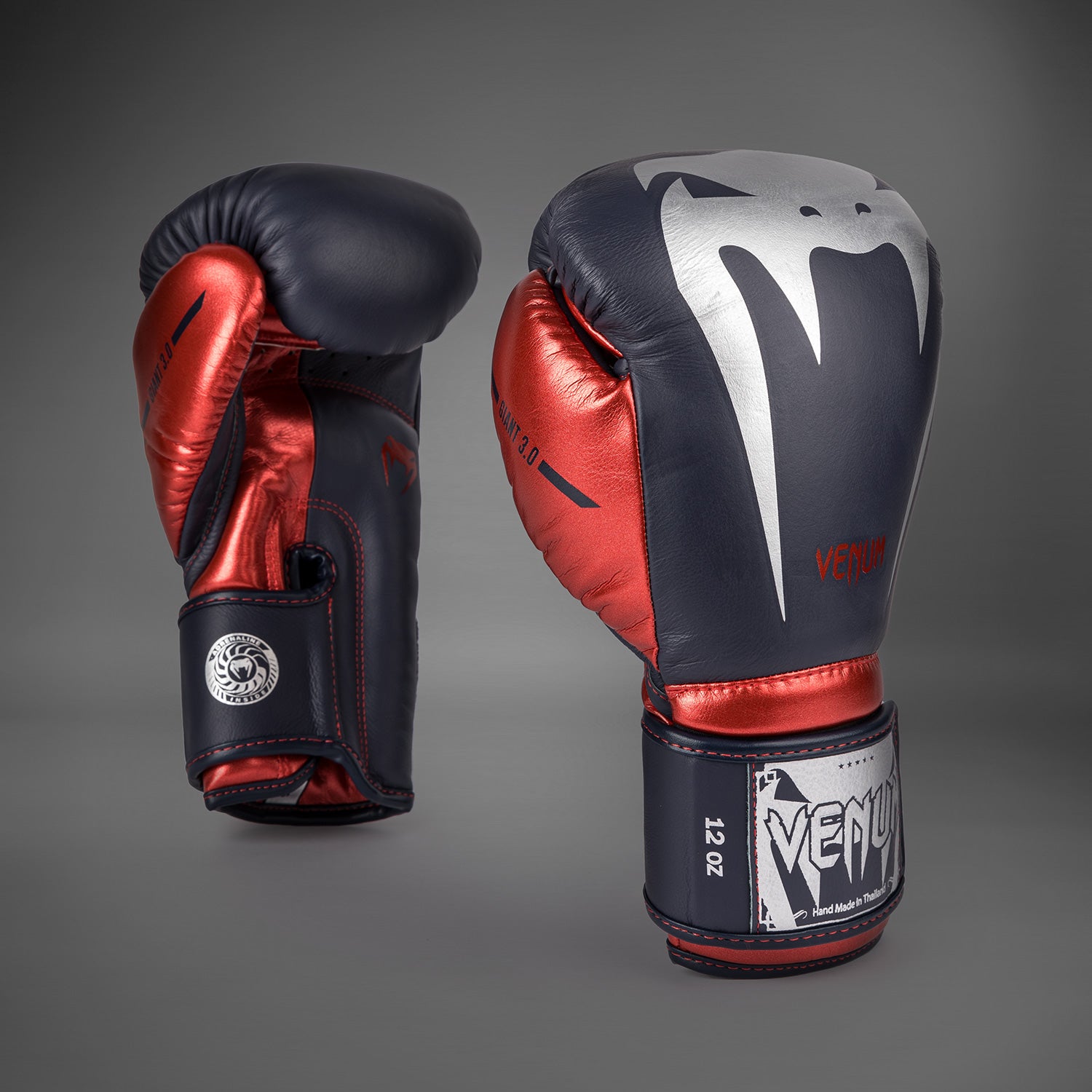 Gants De Boxe Venum Giant 2.0 Cuir Nappa Noir 10 Oz - Modèle à Lacets