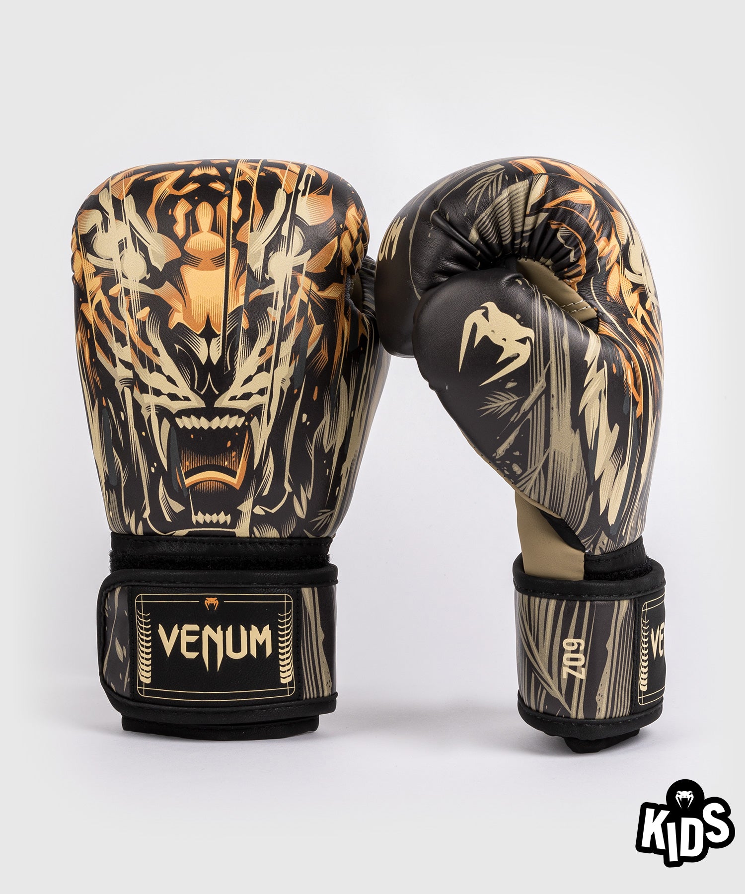 Gants de Boxe Venum Tiger pour Enfants - Noir/Orange Néon - product-type_Gants de boxe
