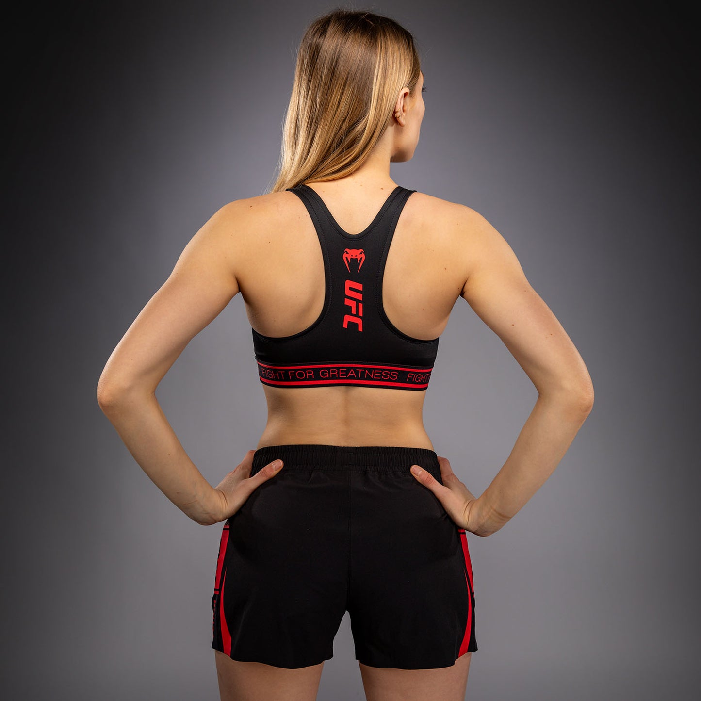 Brassière de Sport pour Femme Venum UFC Unity by Venum Authentic Fight Week - Noir