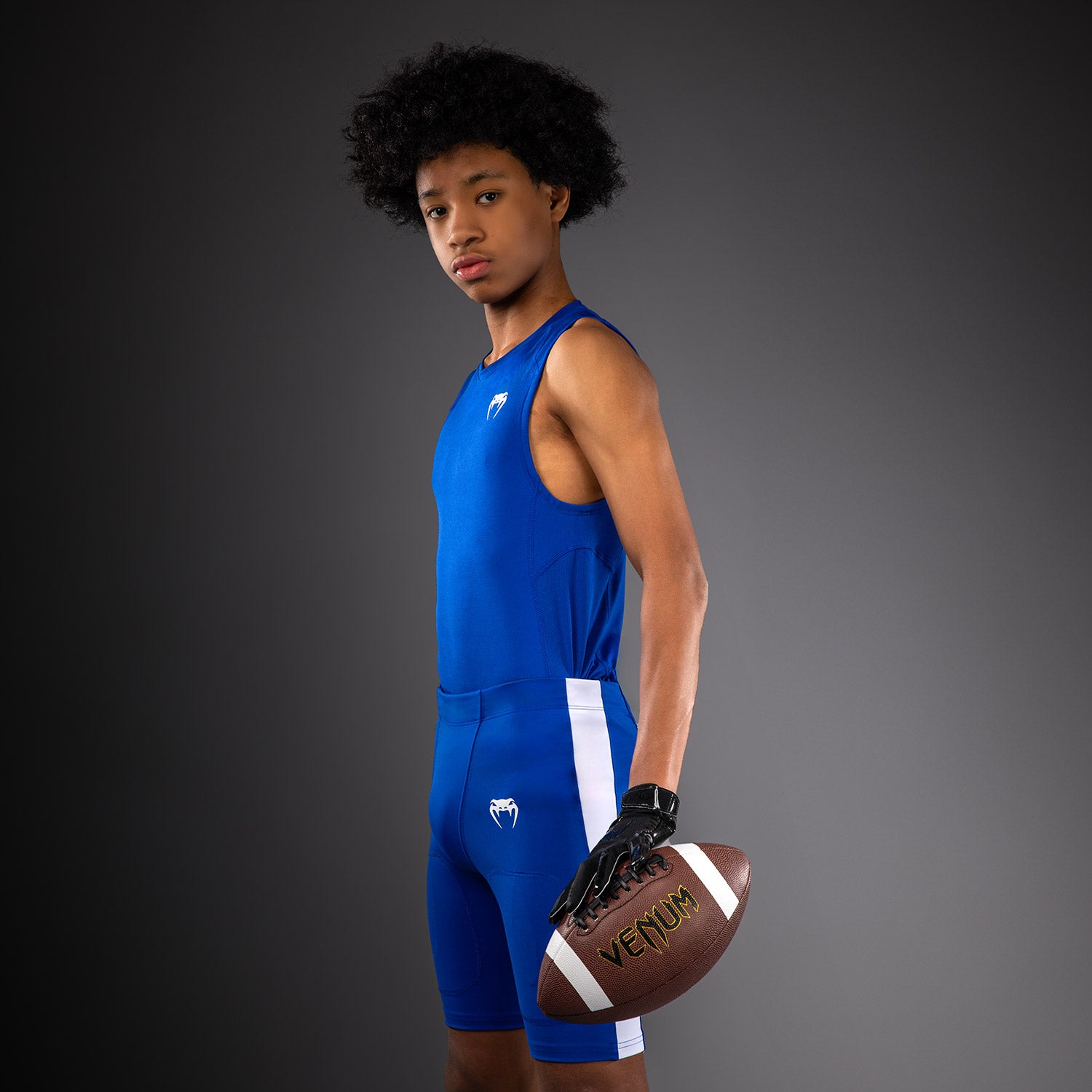 Haut de Compression sans manches pour Enfants Venum Elite Football - Bleu Royal - product-type_T-Shirts Dry Tech