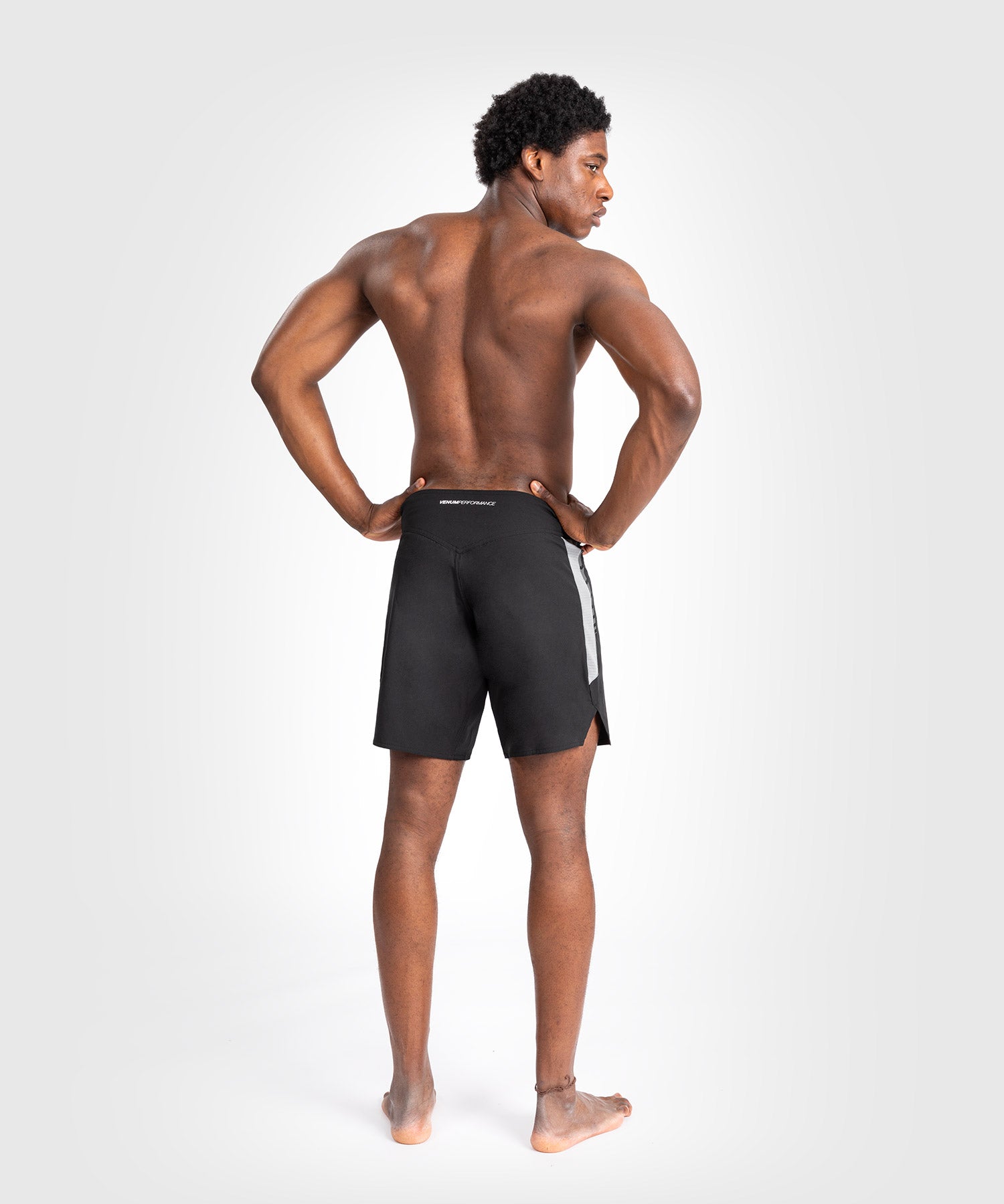 Short de Combat pour Hommes Venum Tempest - Noir/Gris - product-type_Shorts de MMA