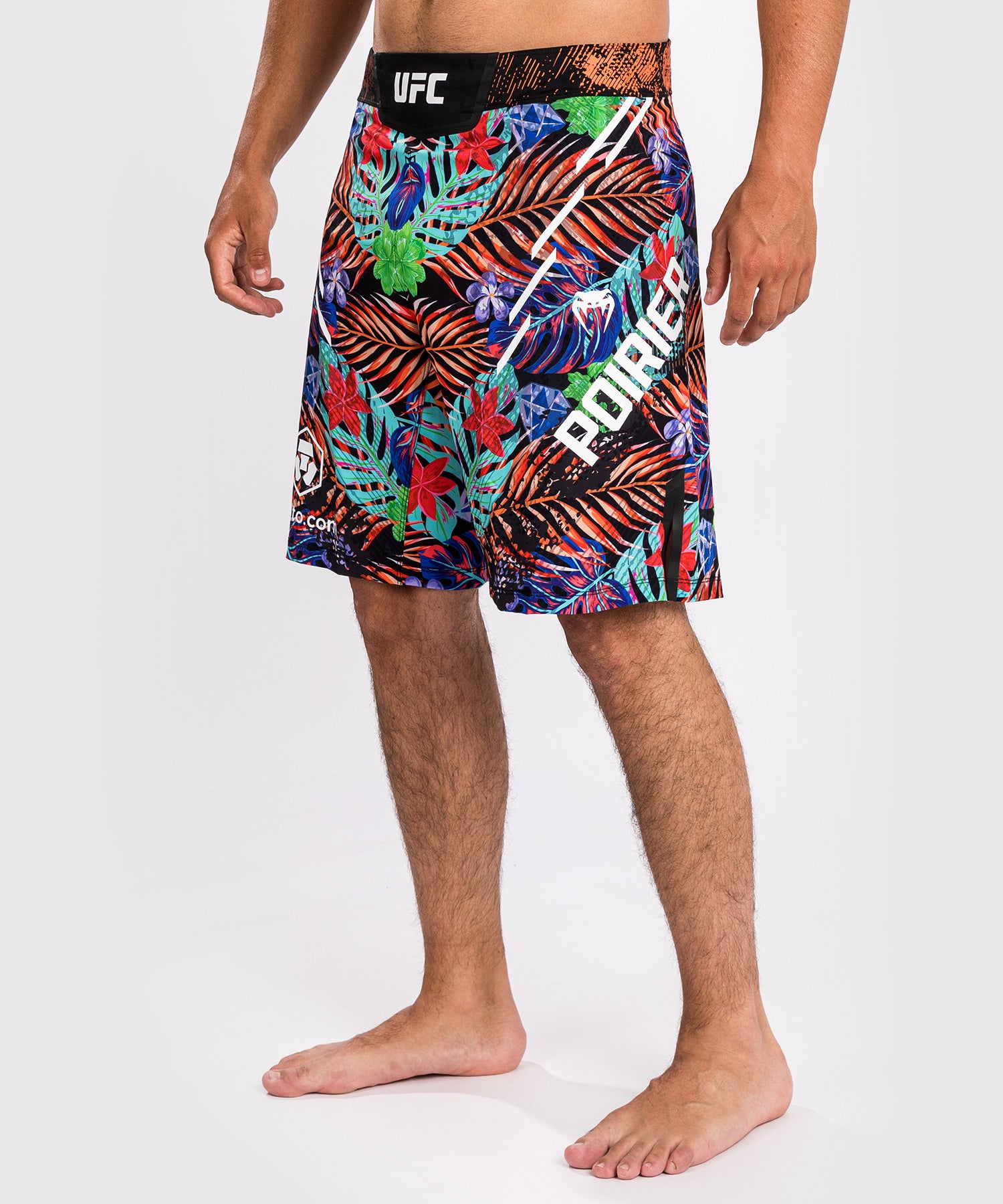 Short de Combat coupe longue pour Hommes UFC Unrivaled by Venum Dustin Poirier - Bleu - product-type_Shorts de MMA