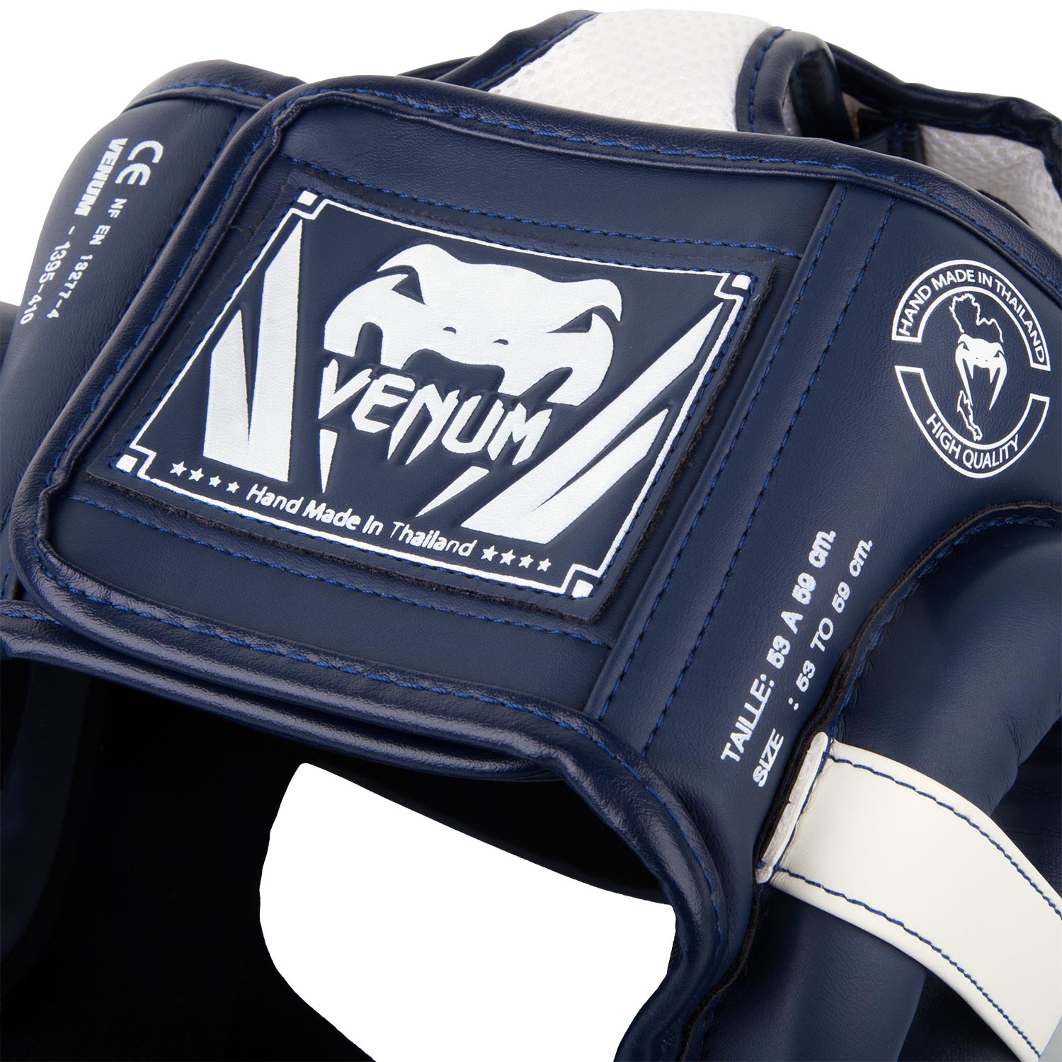 Casque Venum Elite - Blanc/Bleu Marine - product-type_Casques de boxe