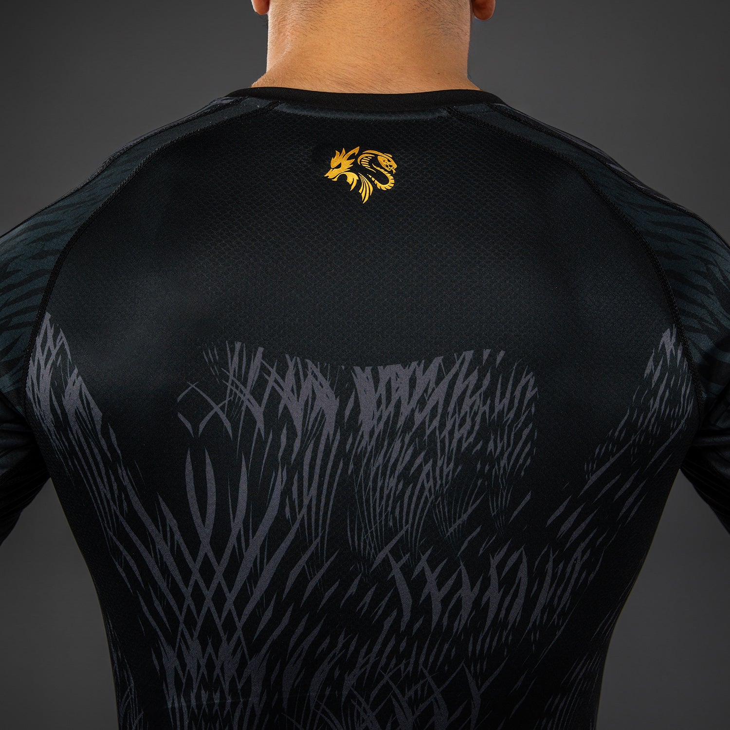 Rashguard à manches longues Venum x Chimaev - Noir/Gris - product-type_T-Shirts de Compression