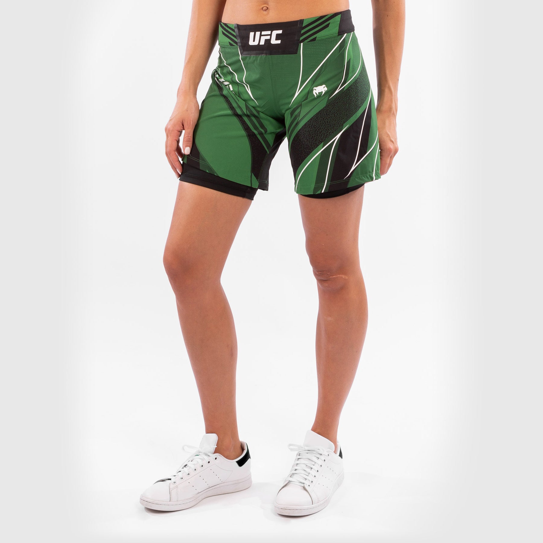 Fightshort Femme UFC Venum Authentic Fight Night - Coupe Longue - Vert - product-type_Shorts de MMA